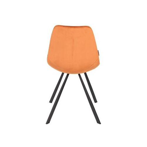 Chair franky velvet orange