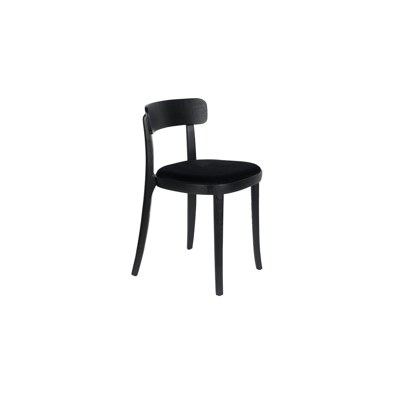 Chair brandon black/black | 2 pieces