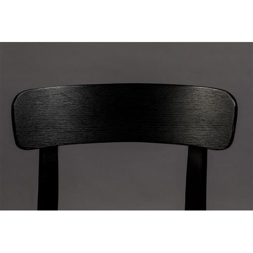 Chair brandon black/black | 2 pieces
