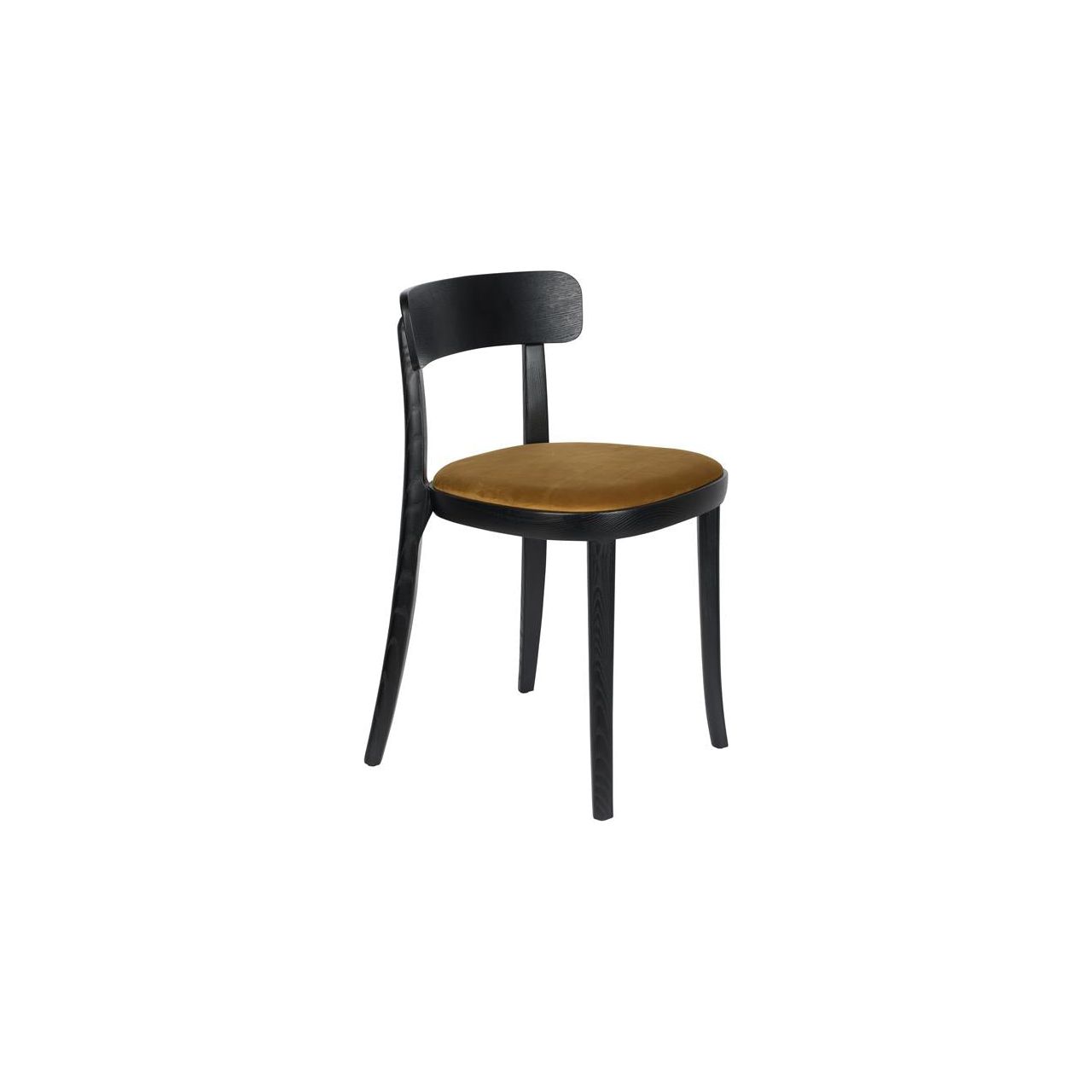 Chair brandon black/ochre