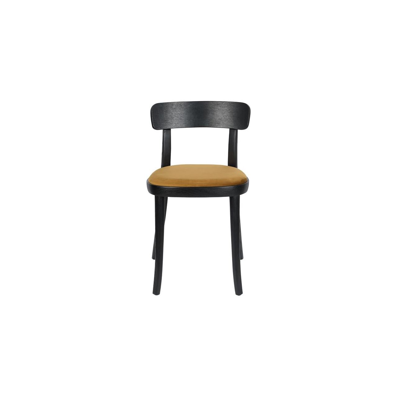 Chair brandon black/ochre