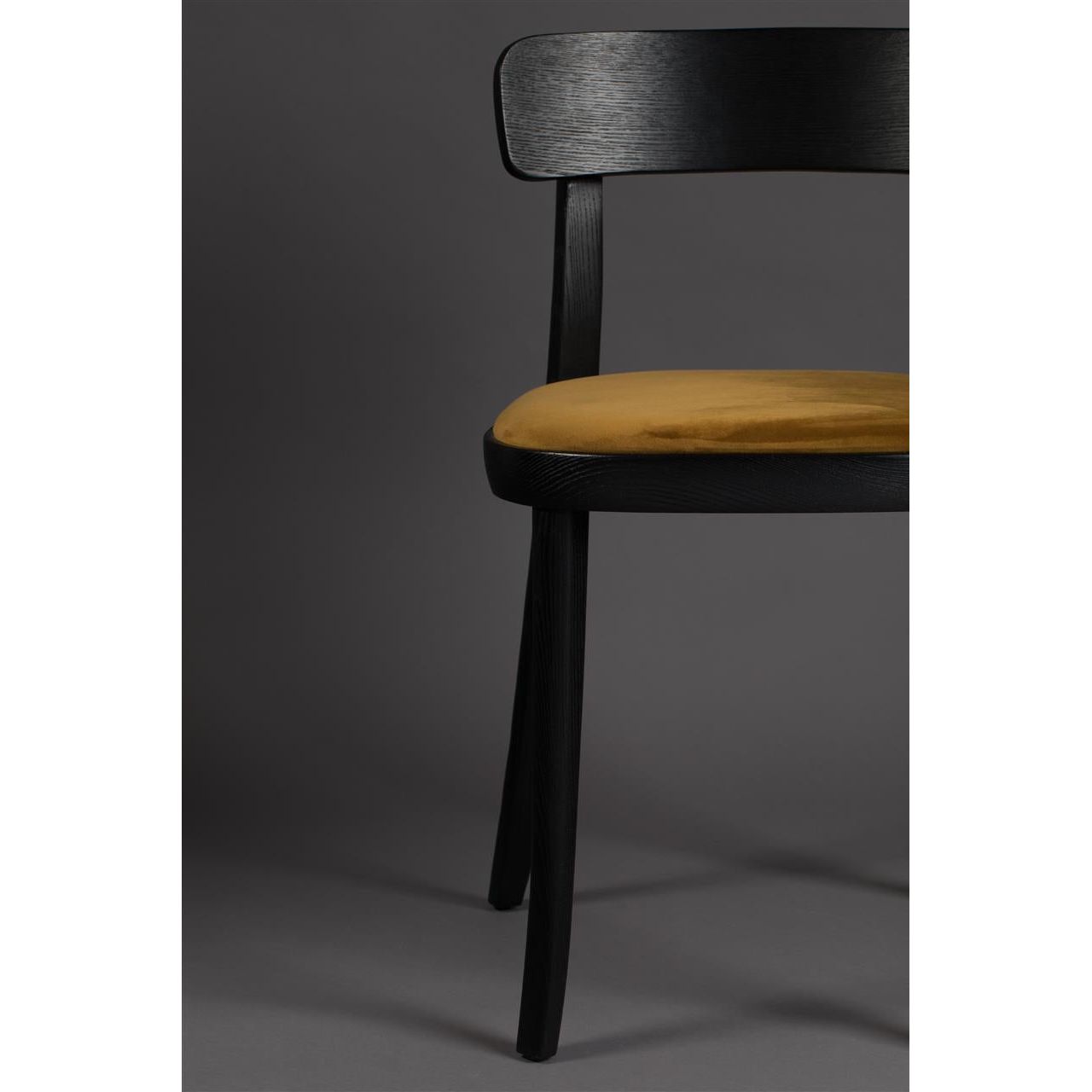 Chair brandon black/ochre