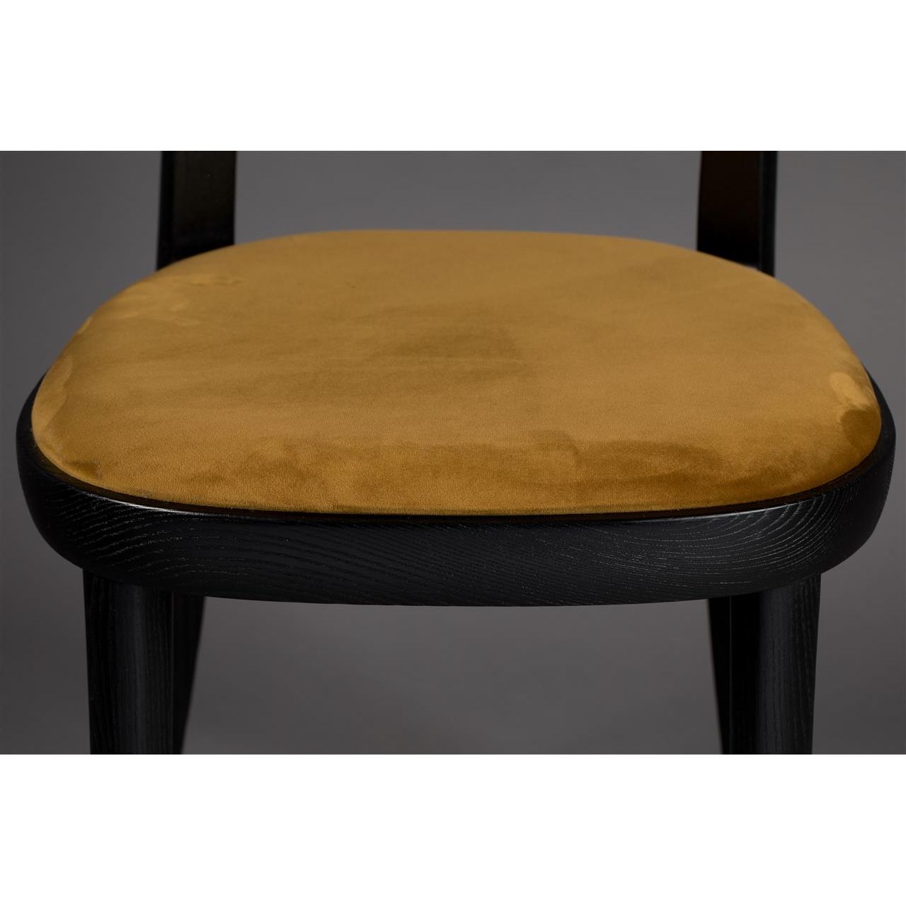 Chair brandon black/ochre