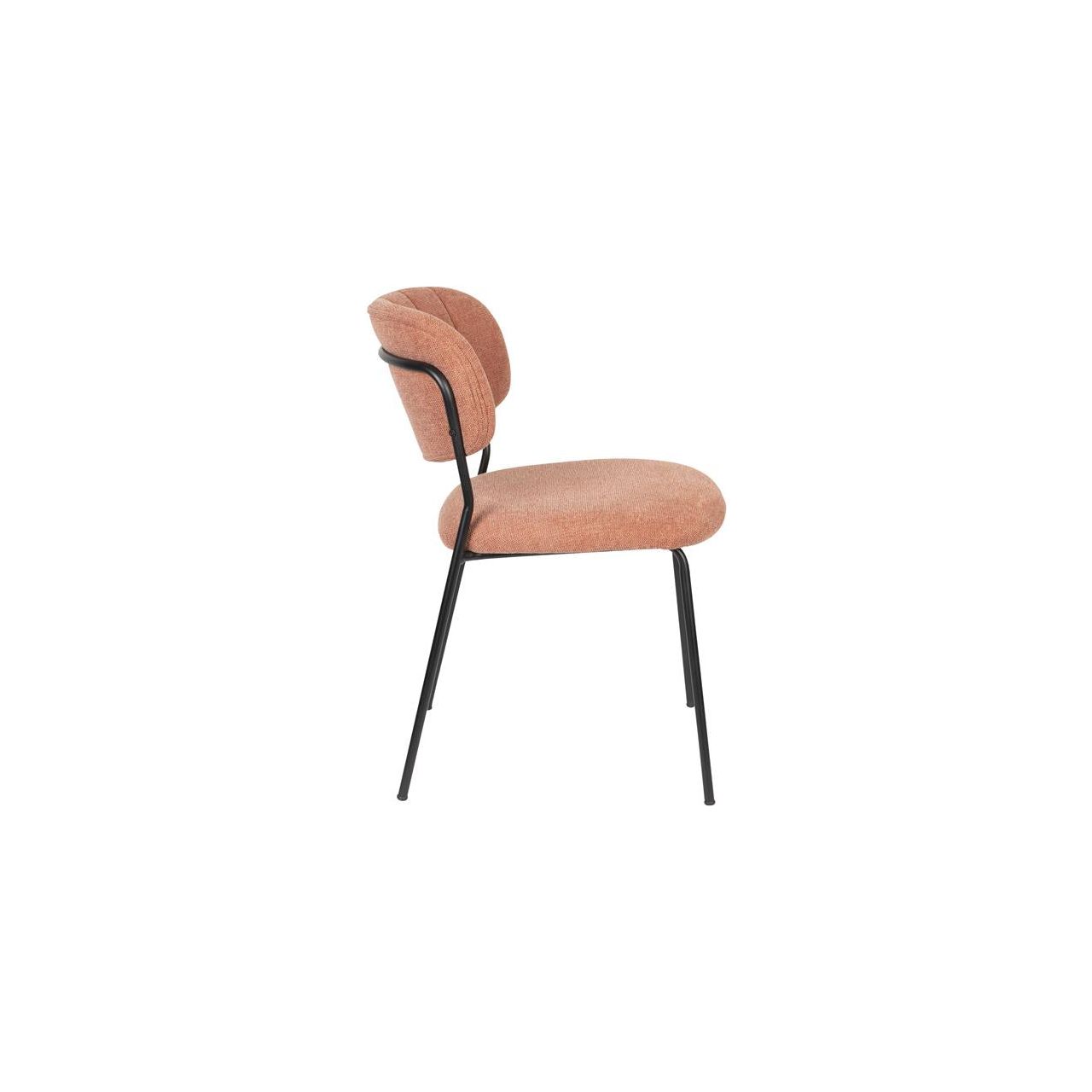 Chair jolien black/pink fr