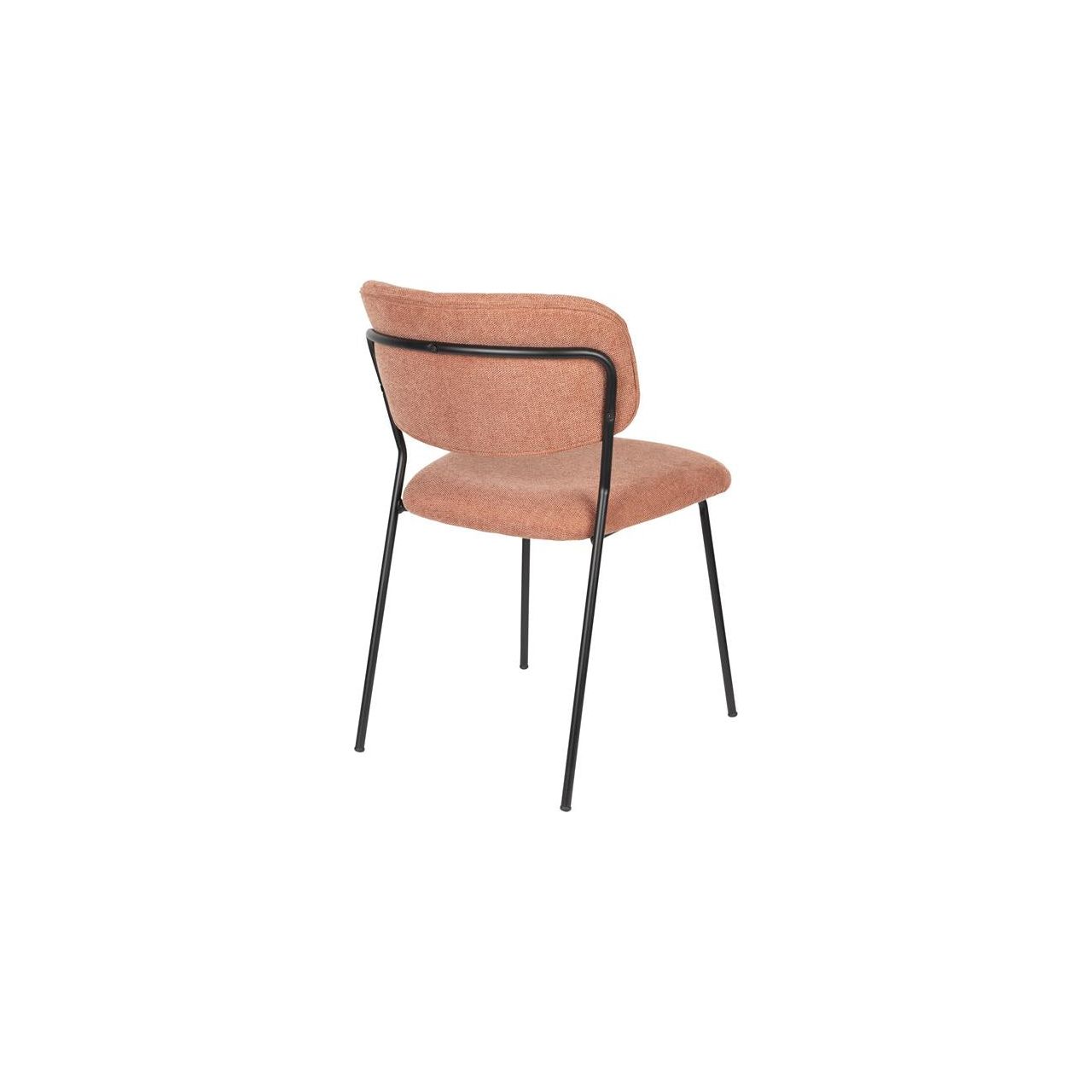 Chair jolien black/pink fr