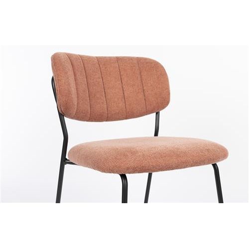 Chair jolien black/pink fr | 2 pieces