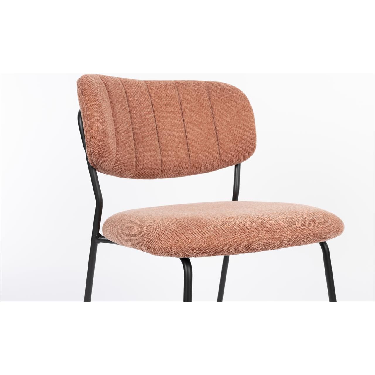 Chair jolien black/pink fr