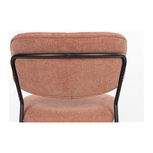Chair jolien black/pink fr