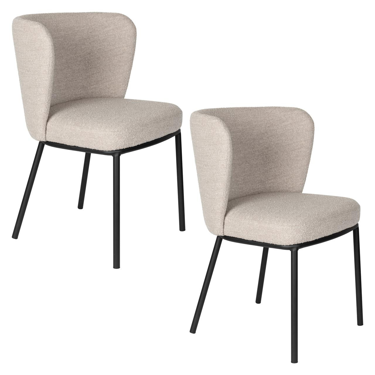 Chair guus beige | 2 pieces