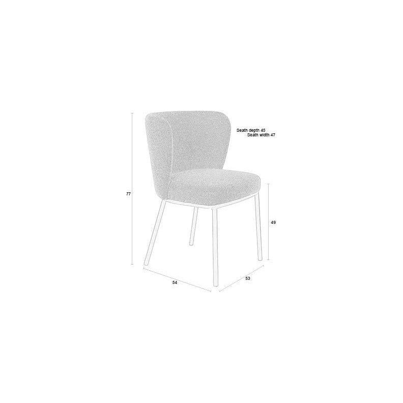 Chair guus beige | 2 pieces