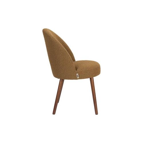 Chair barbara boucle ochre