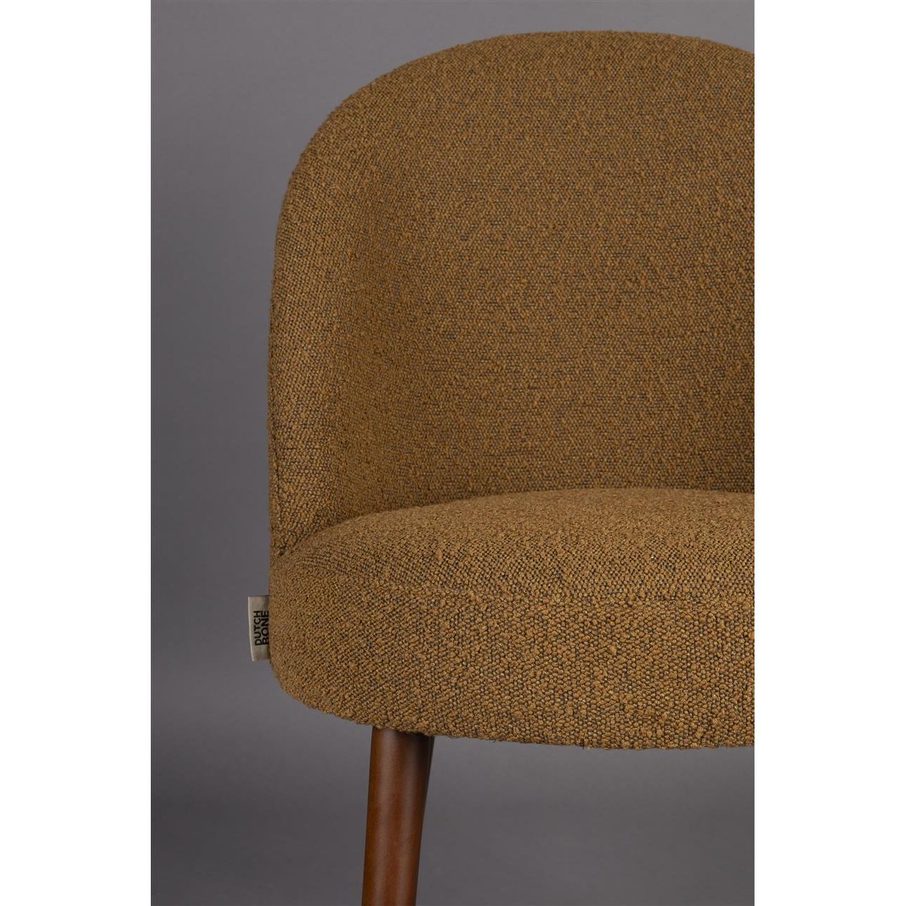 Chair barbara boucle ochre