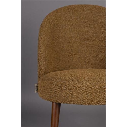 Chair barbara boucle ochre