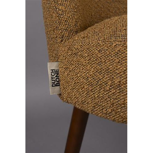 Chair barbara boucle ochre