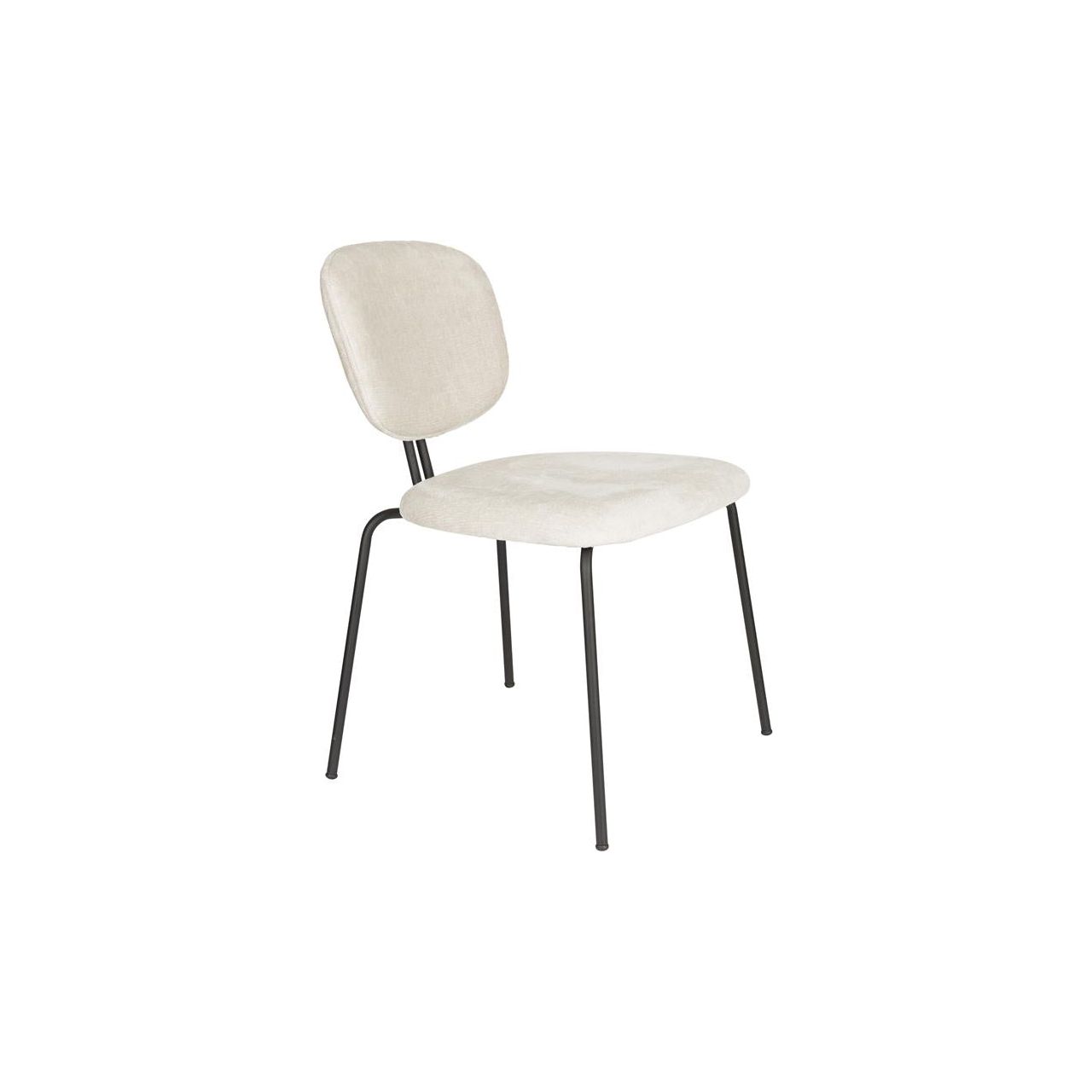 Chair bouton off-white