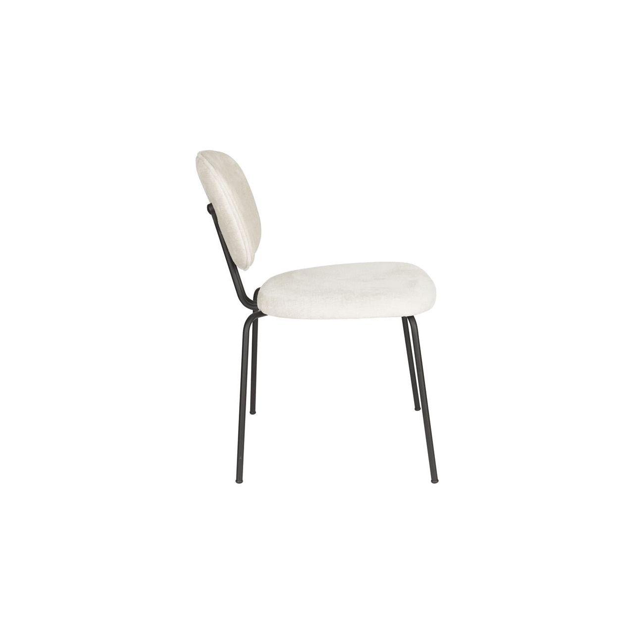 Chair bouton off-white