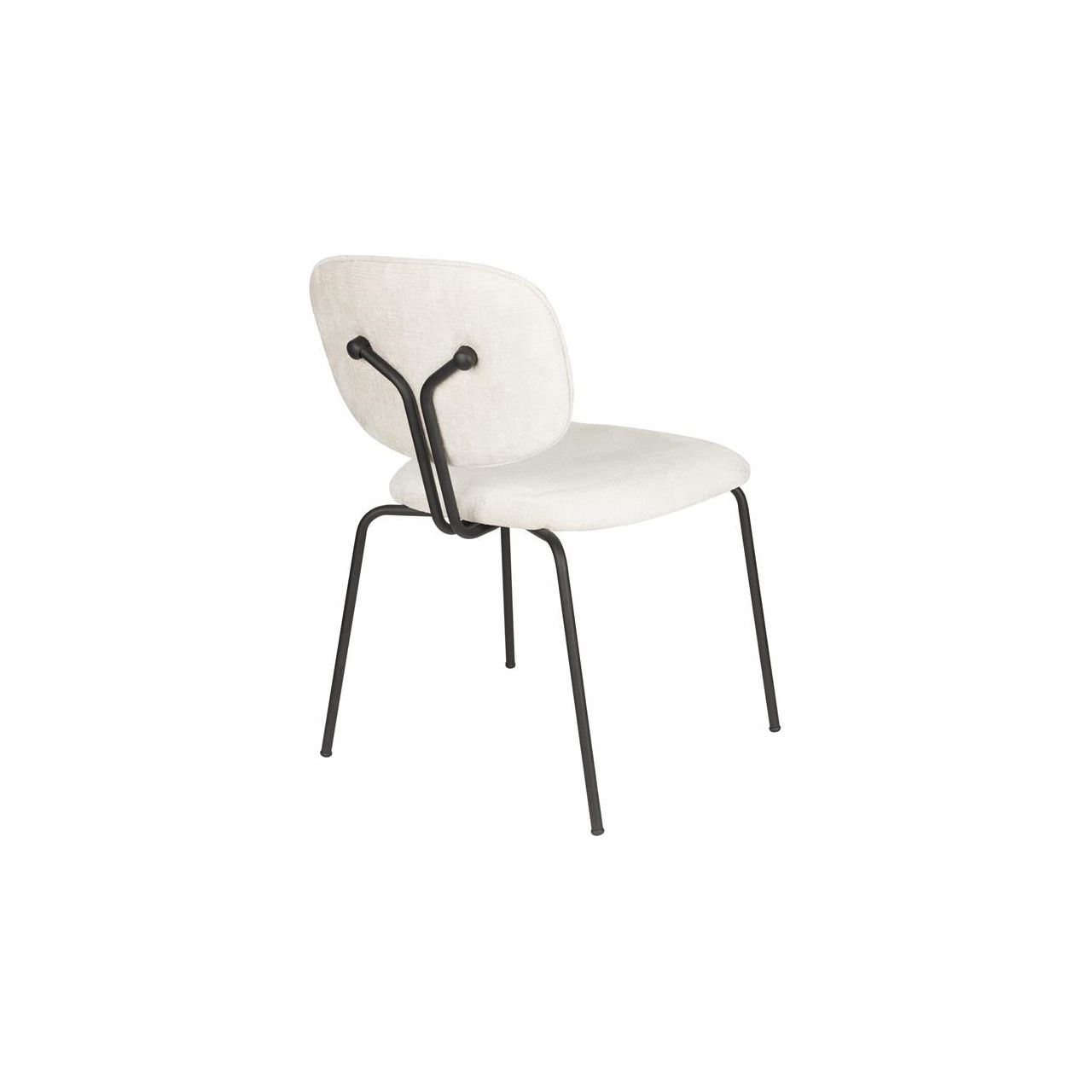 Chair bouton off-white