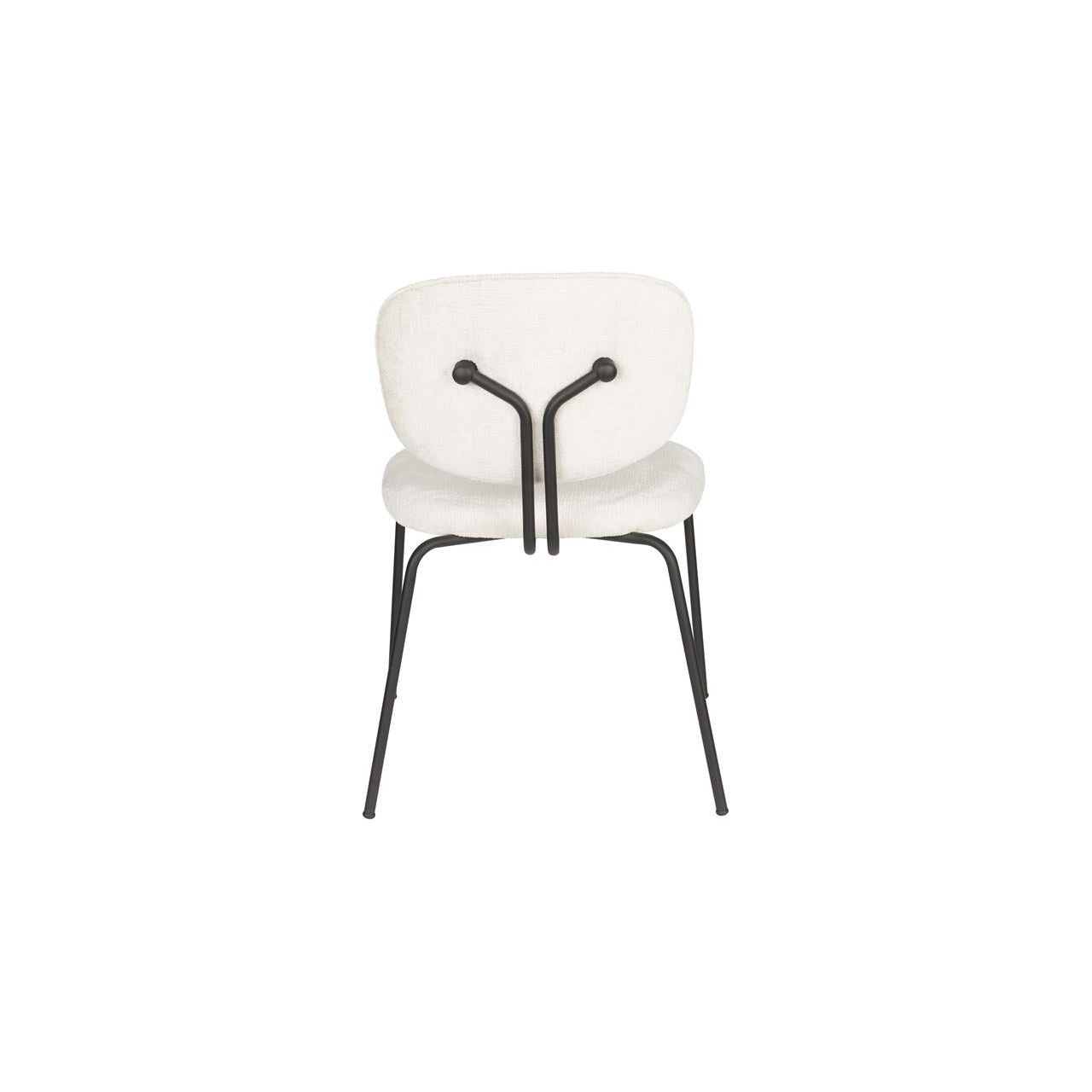 Chair bouton off-white