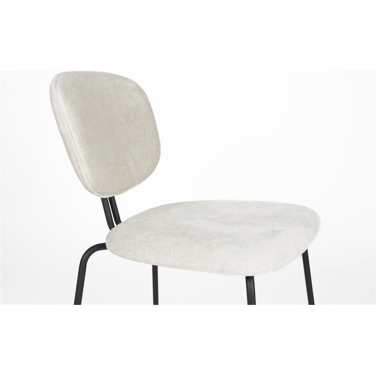 Chair bouton off-white