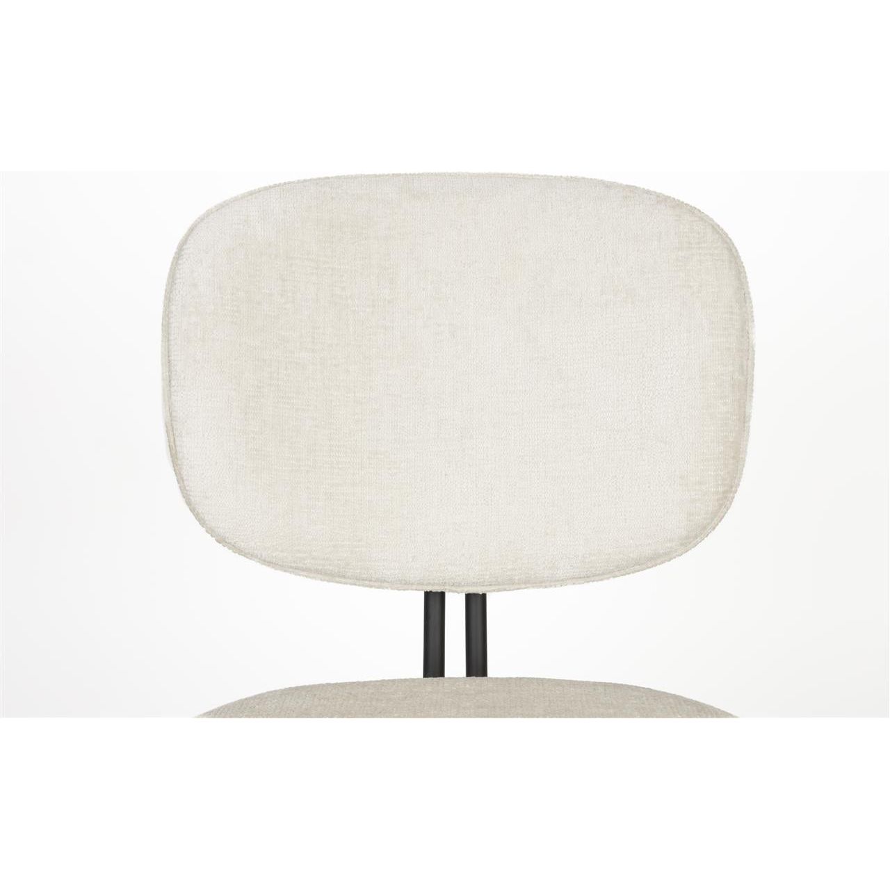 Chair bouton off-white