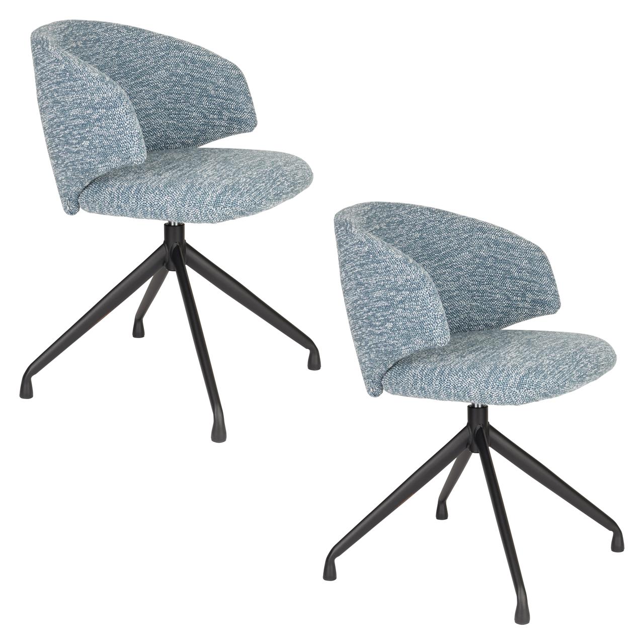 Chair balado swivel blue