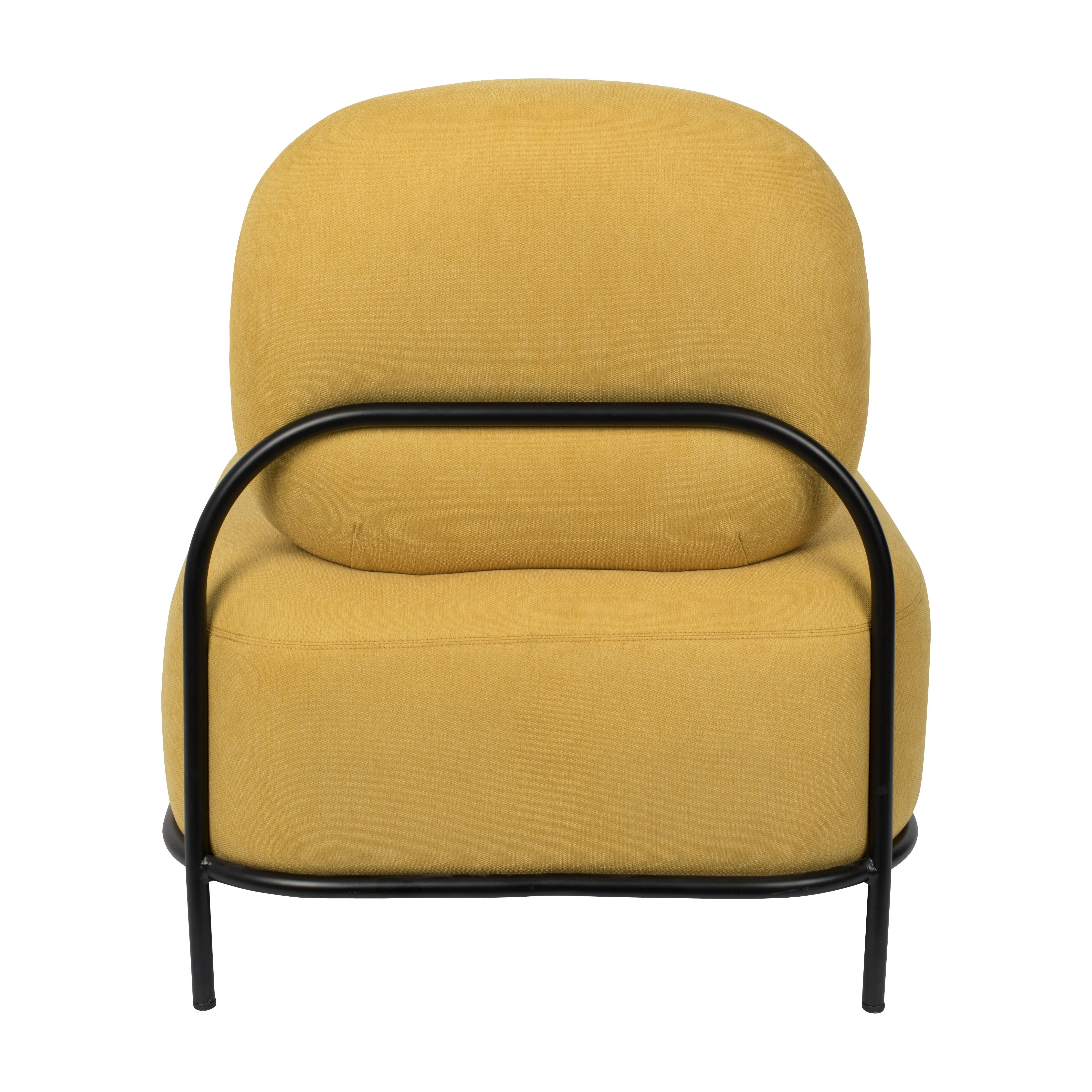 Fauteuil polly yellow