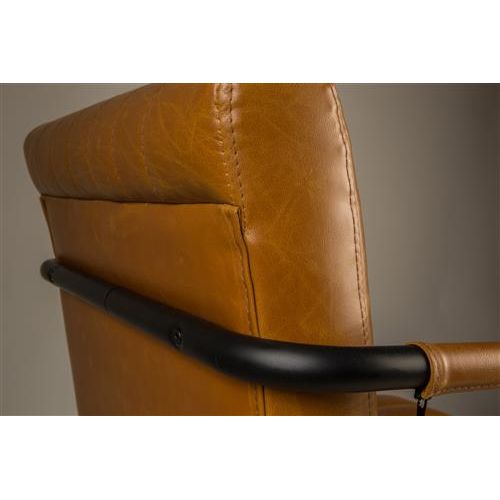 Armchair stitched cognac | 2 pieces