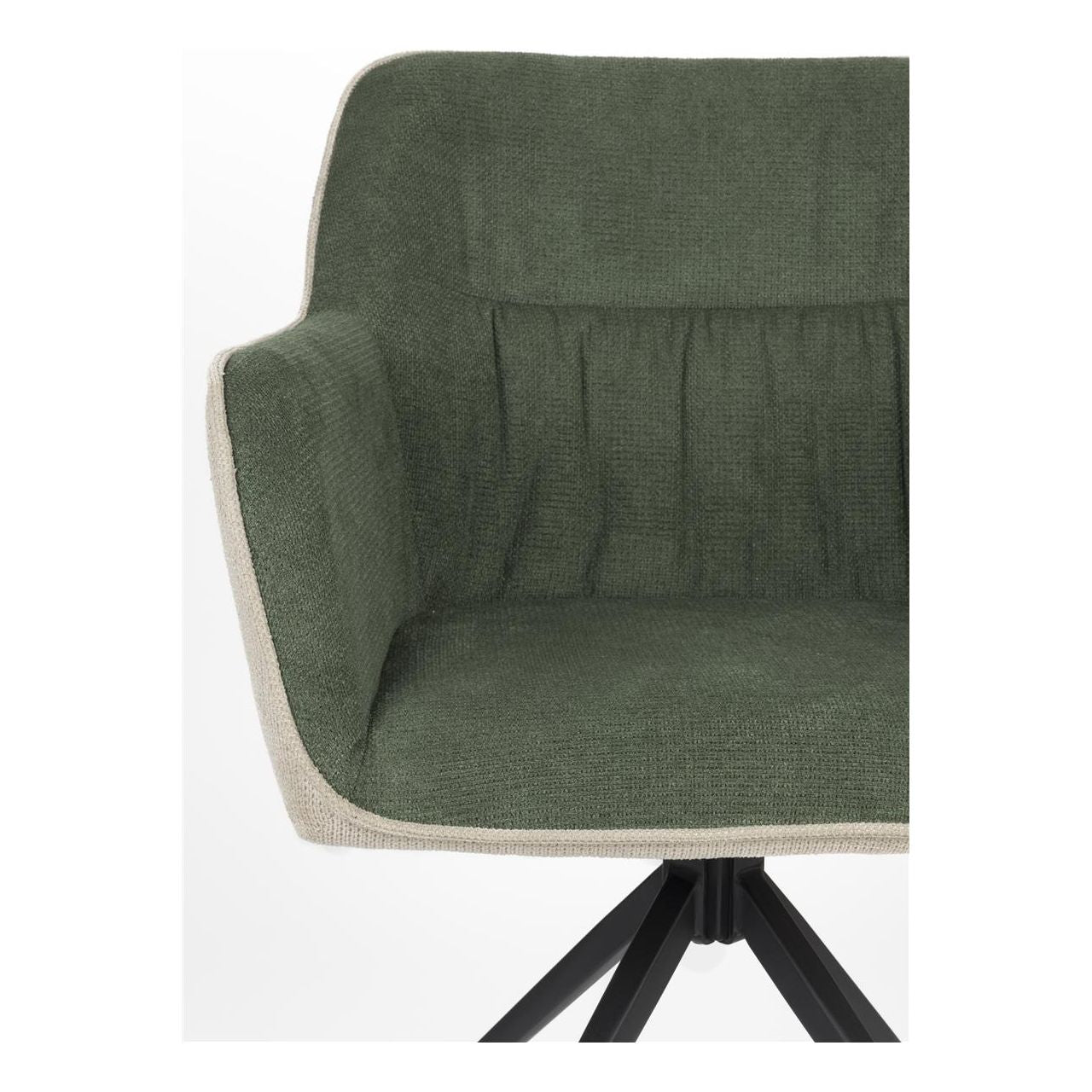 Armchair daley beige/green