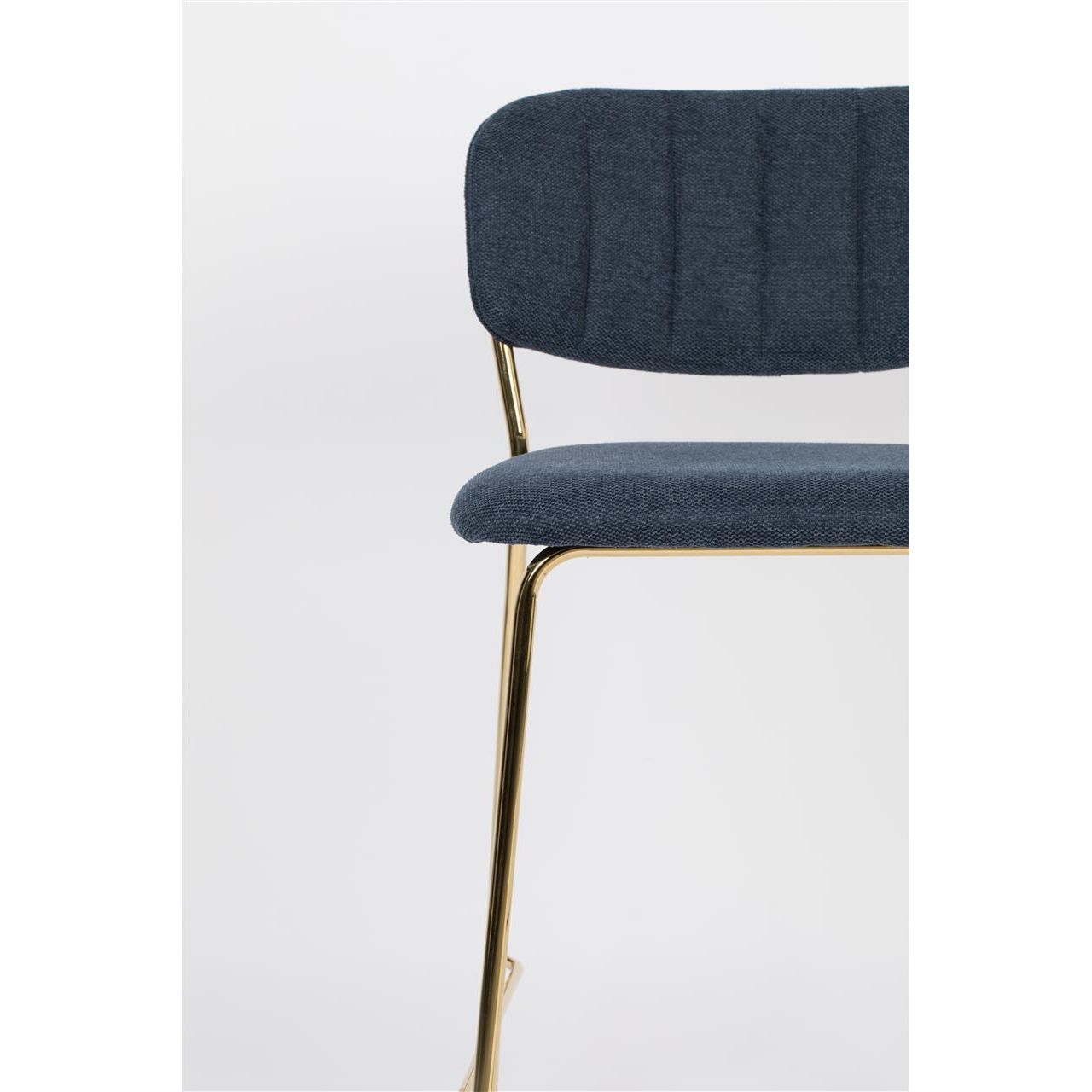 Barkruk jolien gold/dark blue