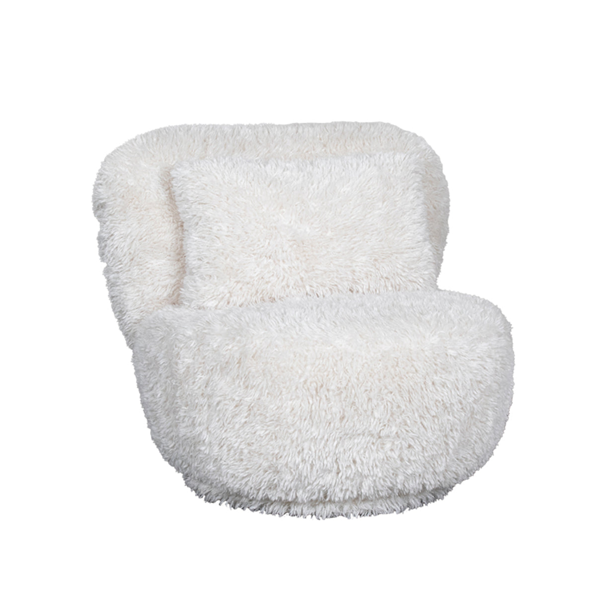 LABEL51 Fauteuil Doodle - Crème - Fluffy