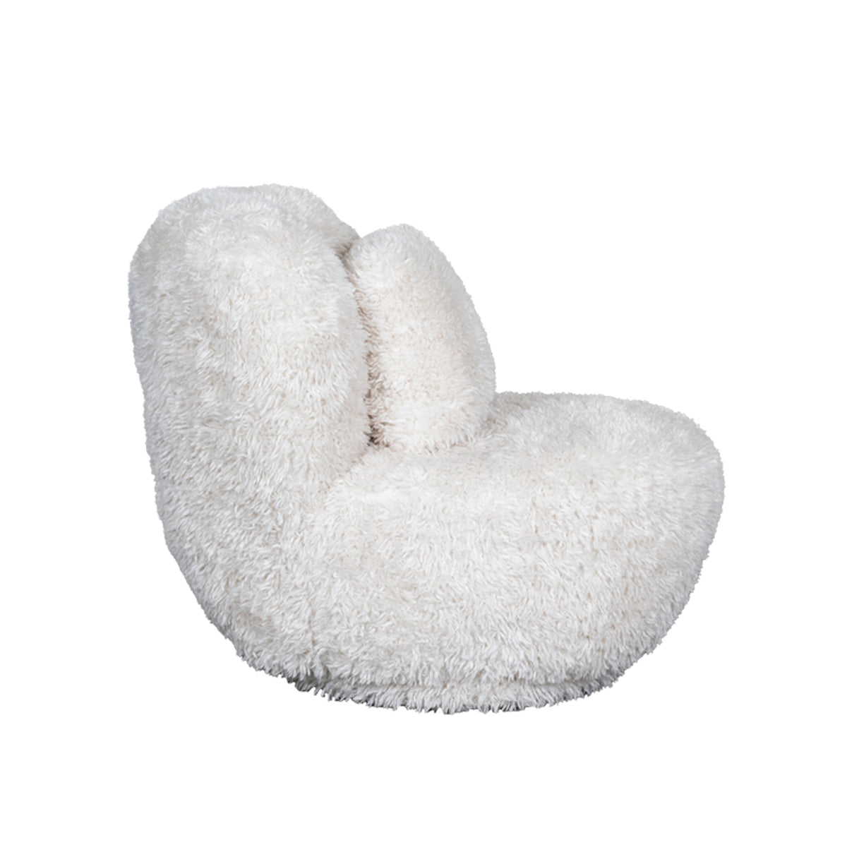 LABEL51 Fauteuil Doodle - Crème - Fluffy