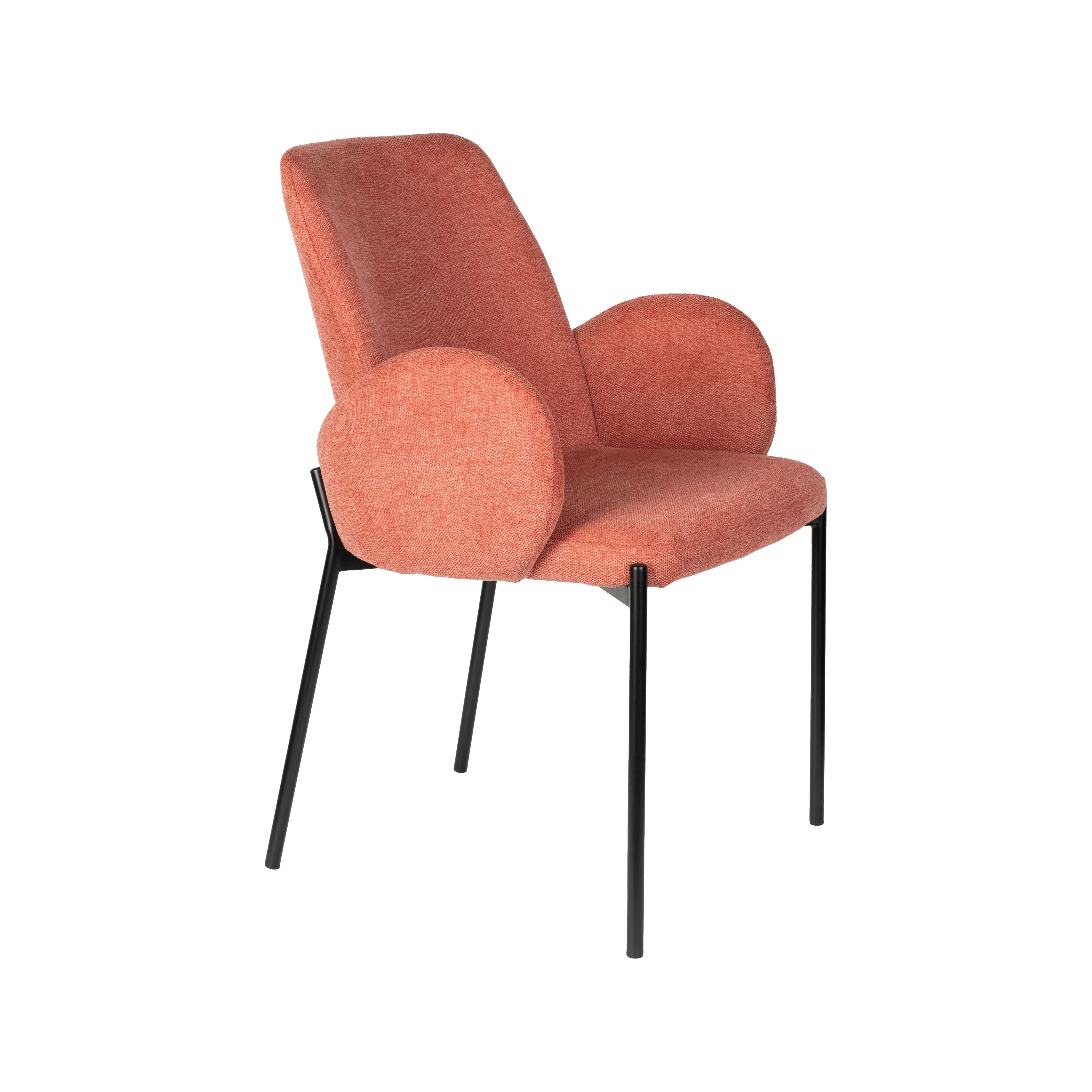 Chair tjarda old pink | 2 pieces