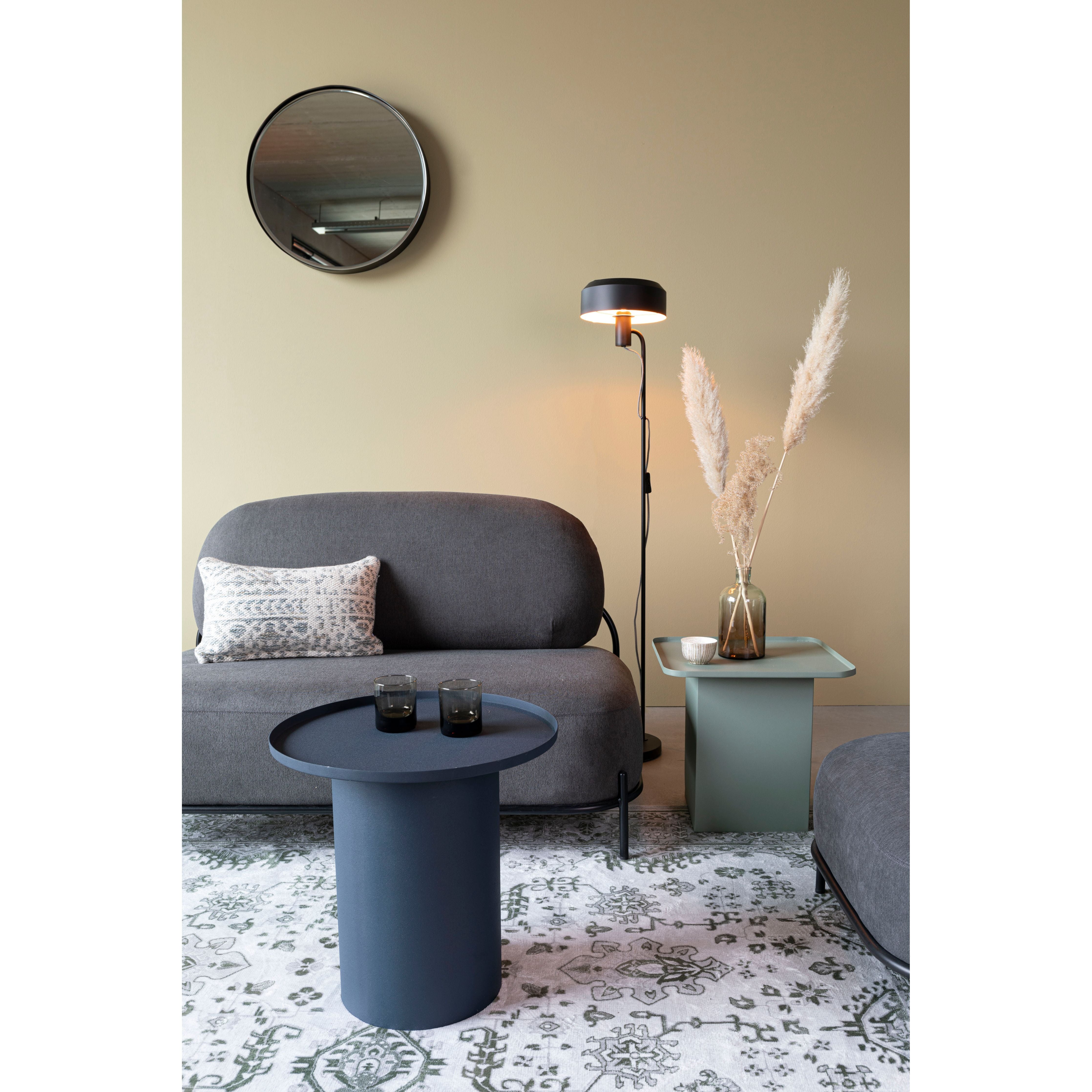 Side table sverre round blue