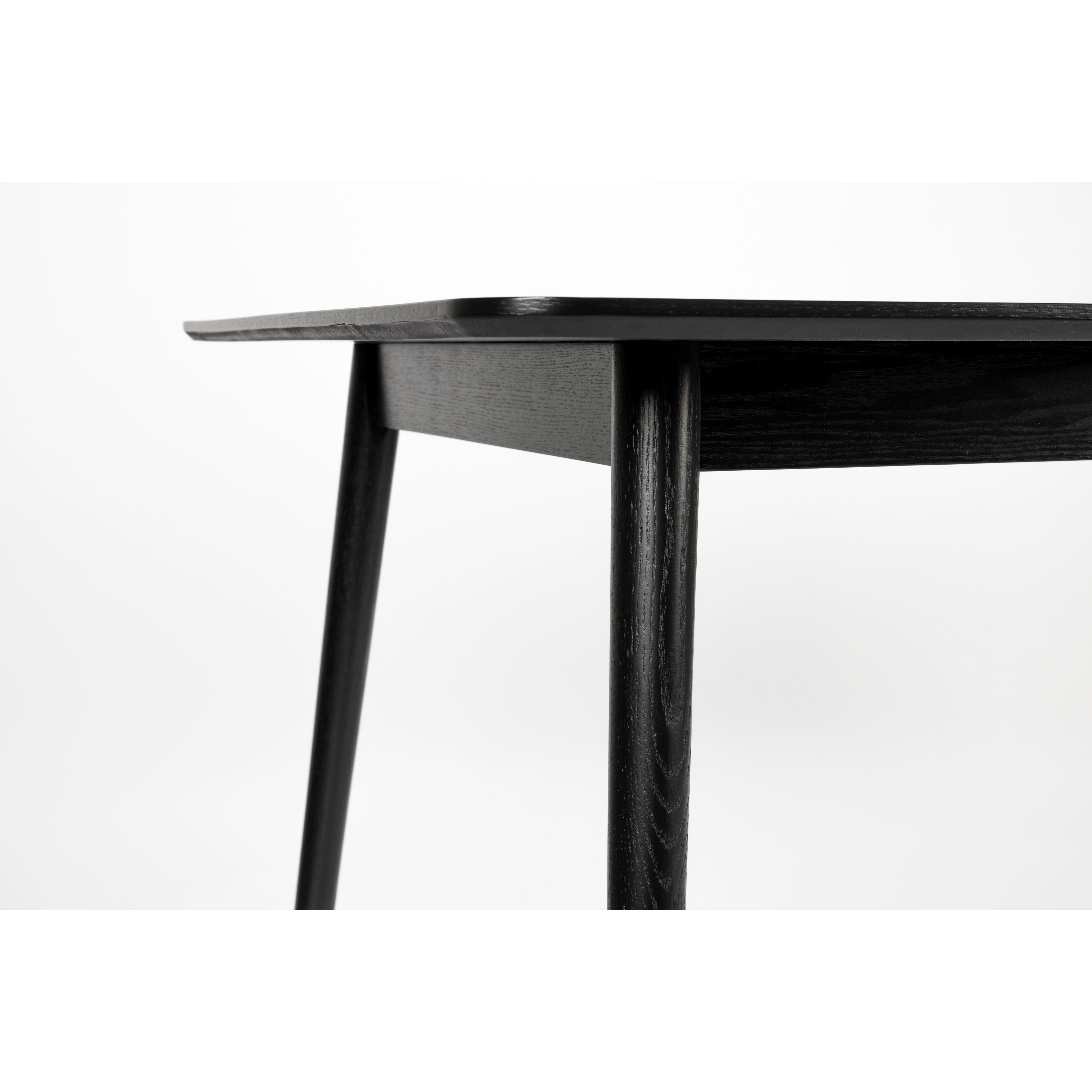 Table fabio 160x80 black