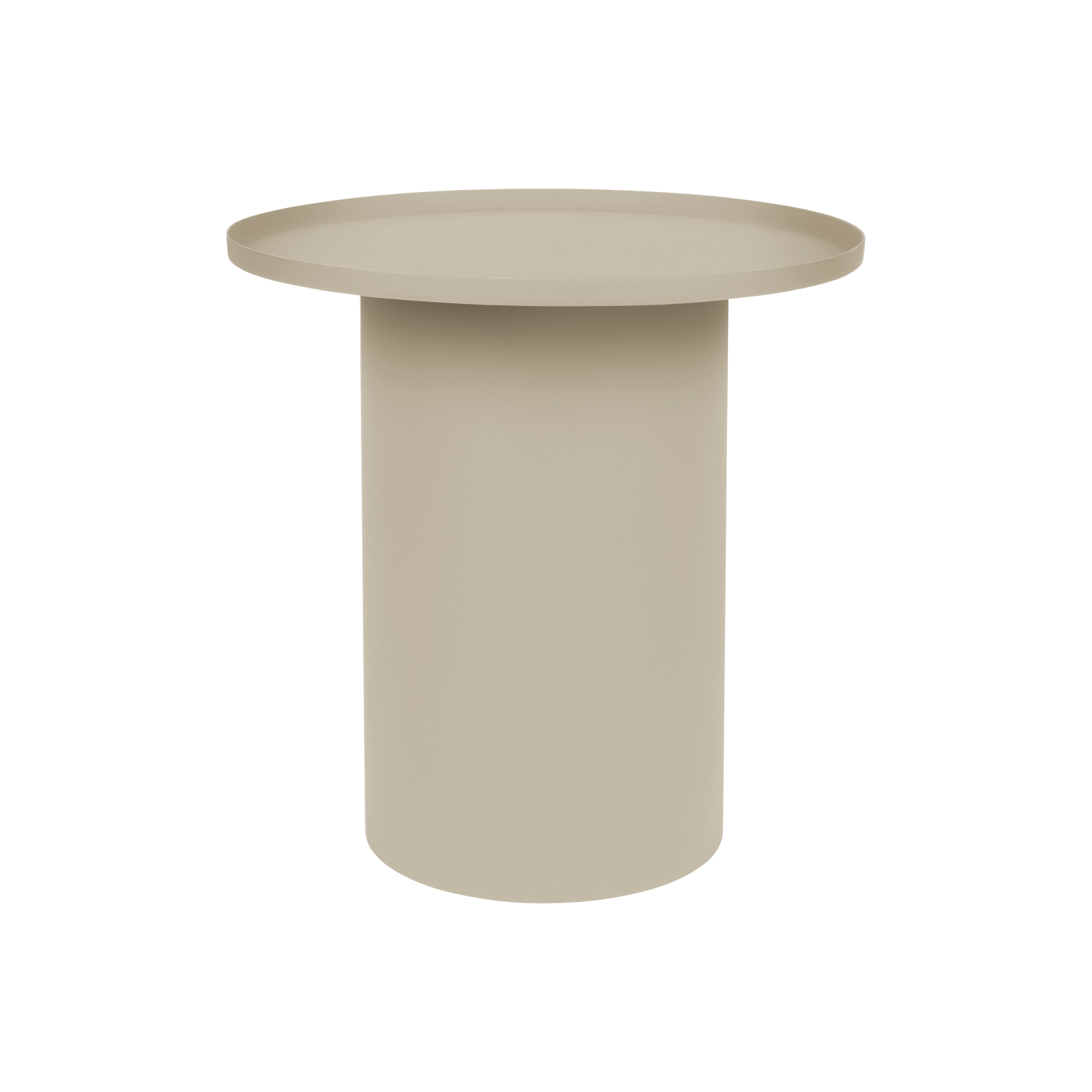 Side table sverre round ivory