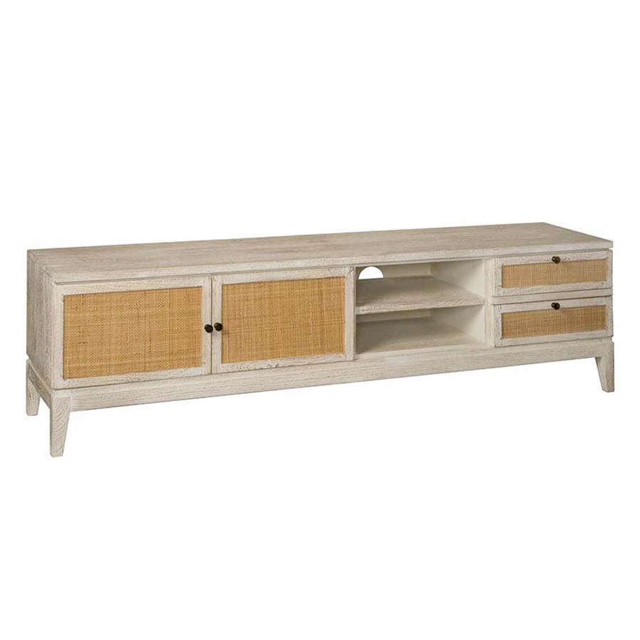 Vincenza TV cabinet | Mango wood | Whitewash