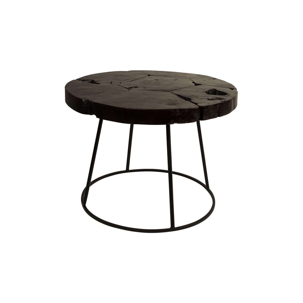 Sidetable kraton chocolate black l