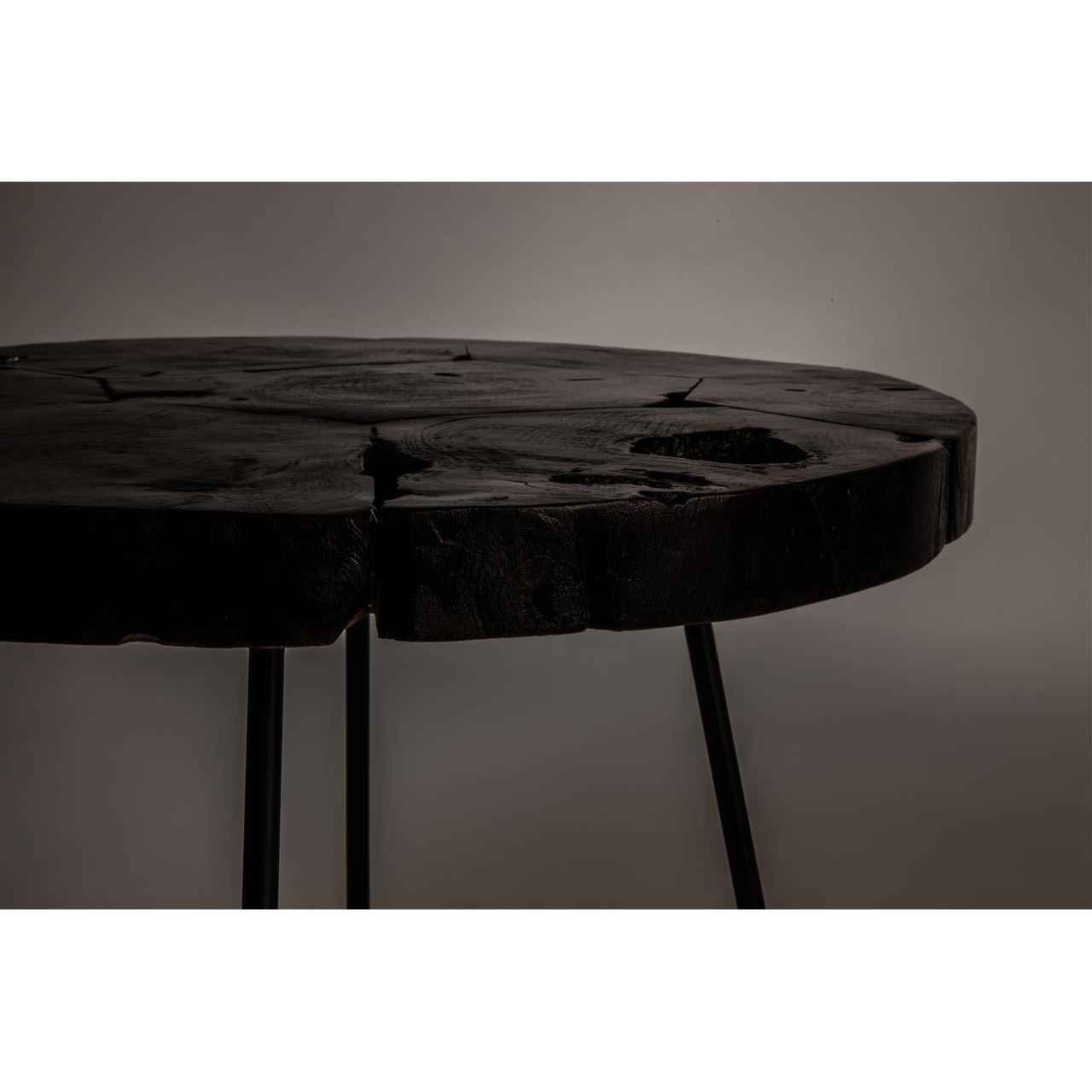 Sidetable kraton chocolate black l