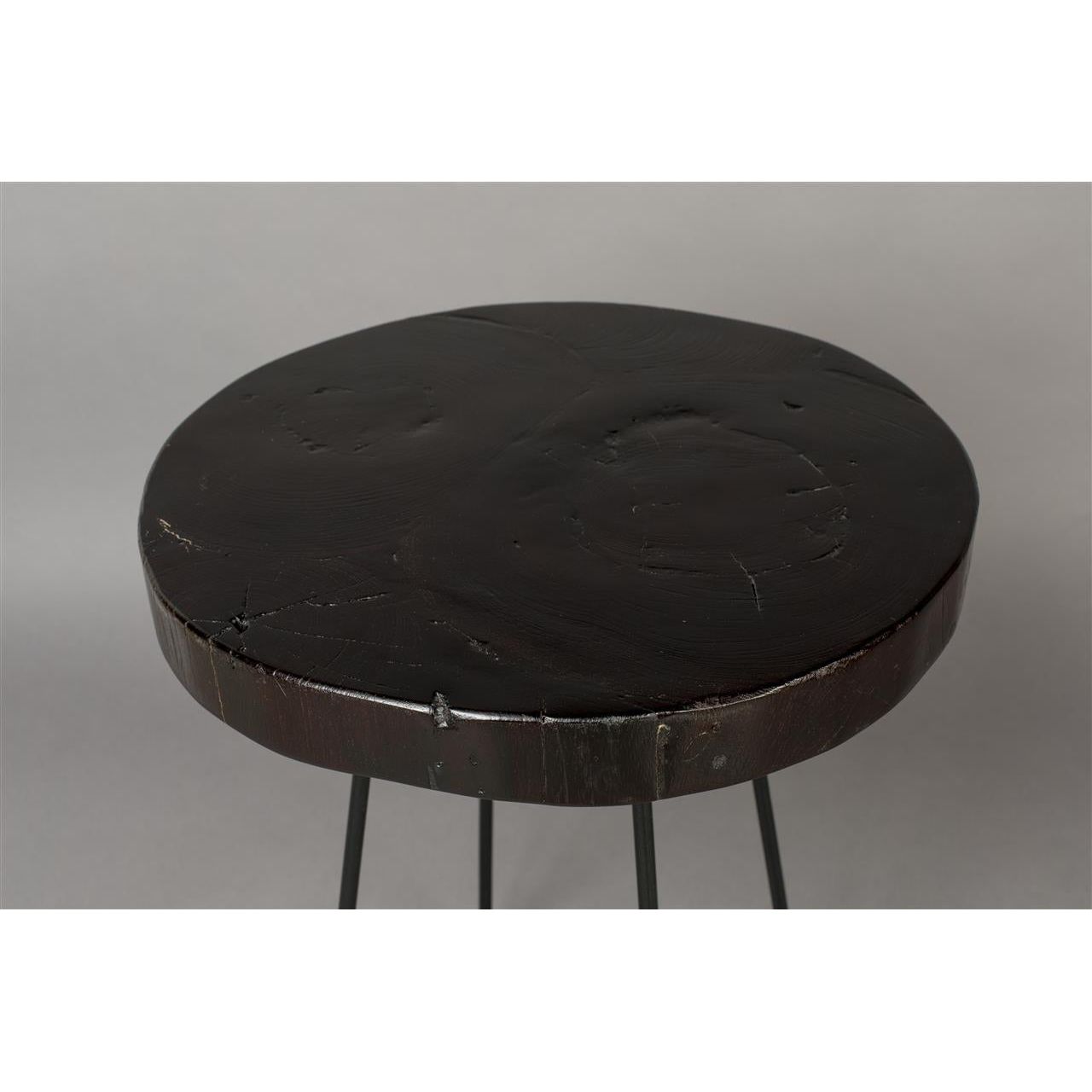 Side table kraton chocolate black s