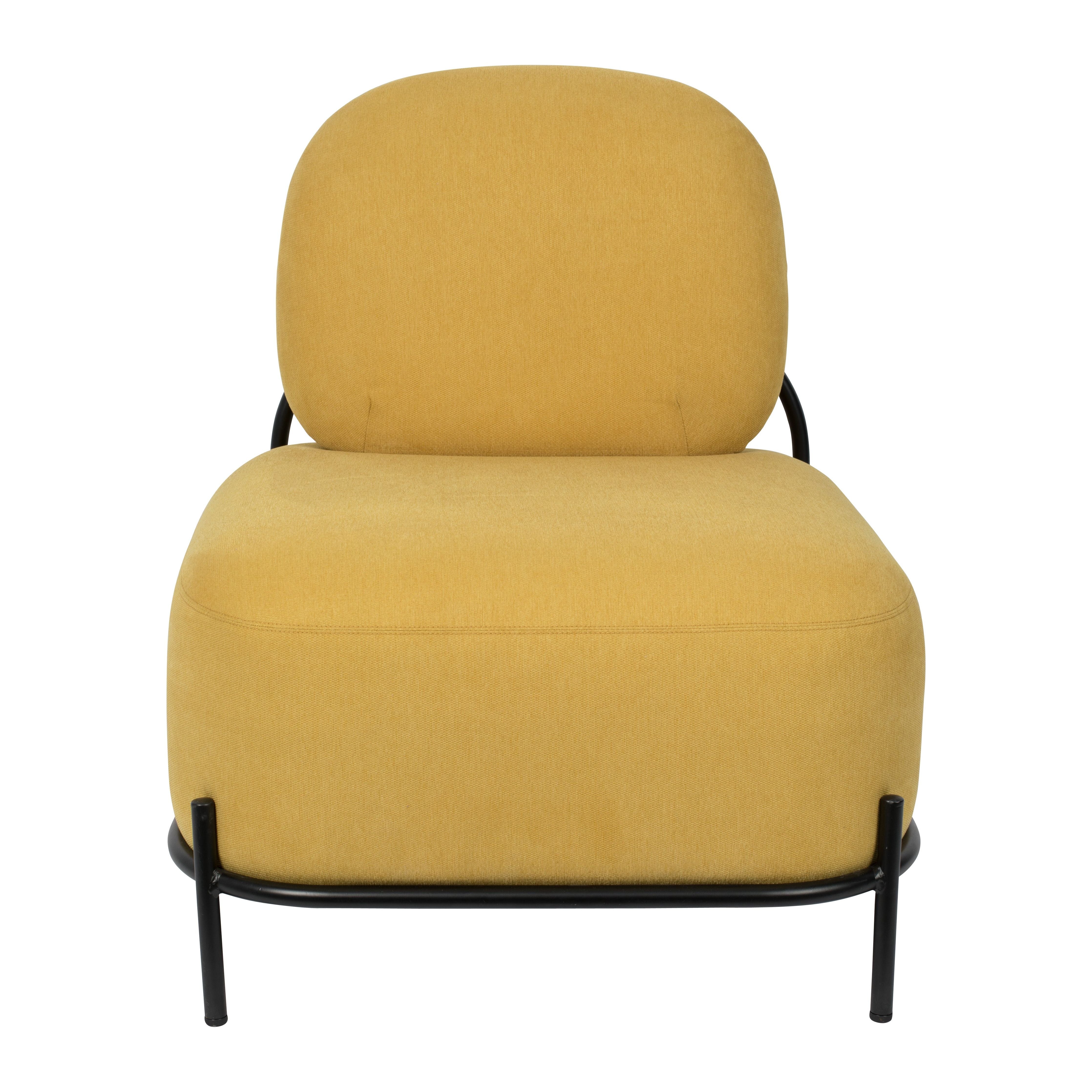 Fauteuil polly yellow
