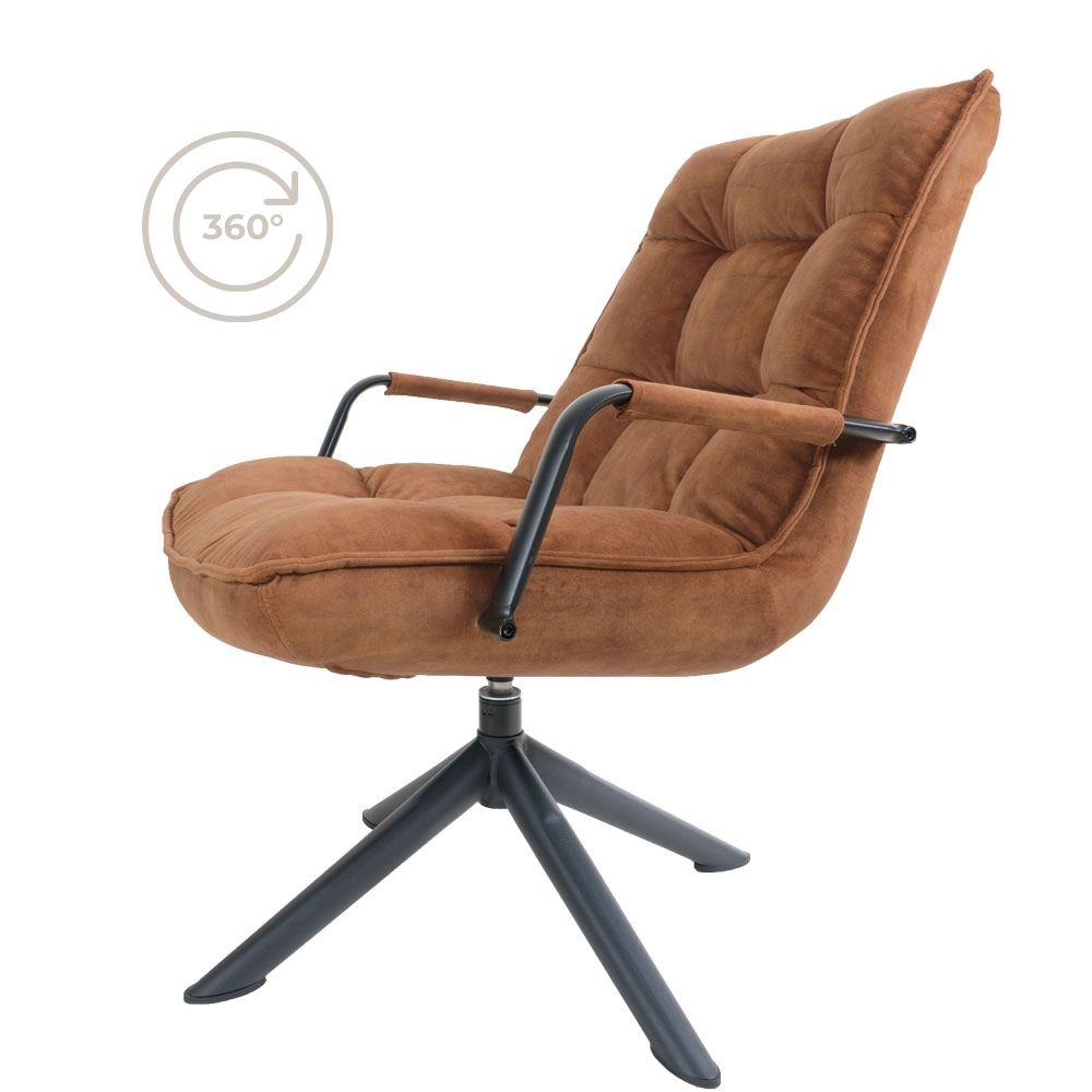 Fauteuil Dorus arm adore velvet