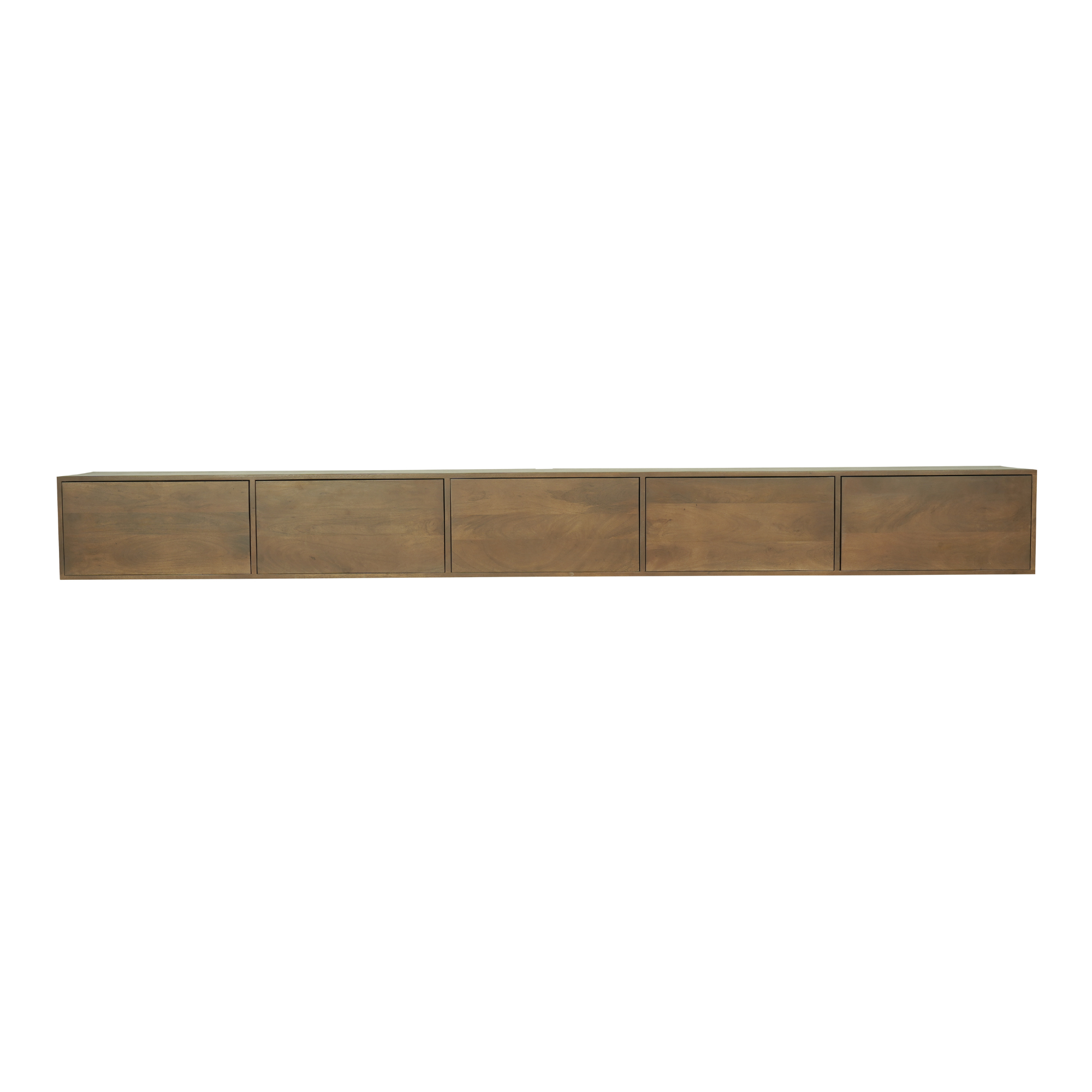 Zwevend TV-meubel Vision Walnut | 280 cm