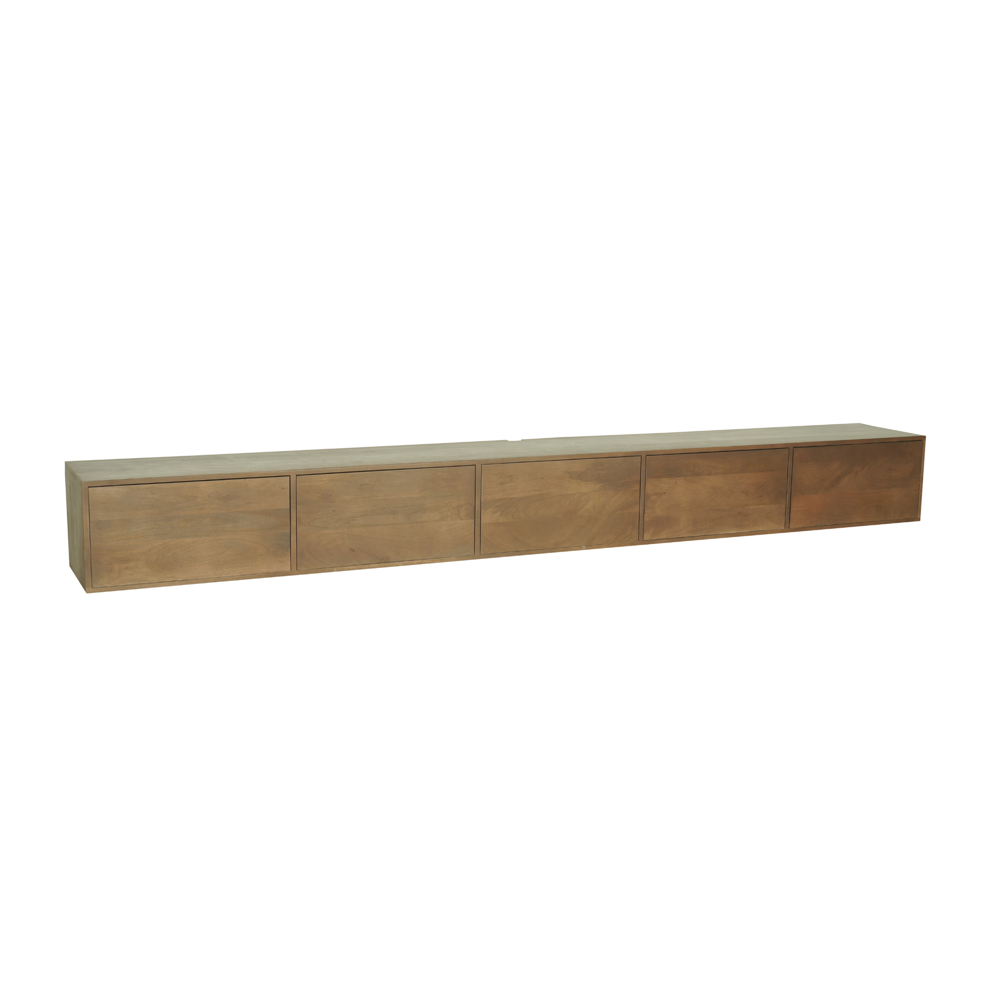 Zwevend TV-meubel Vision Walnut | 280 cm