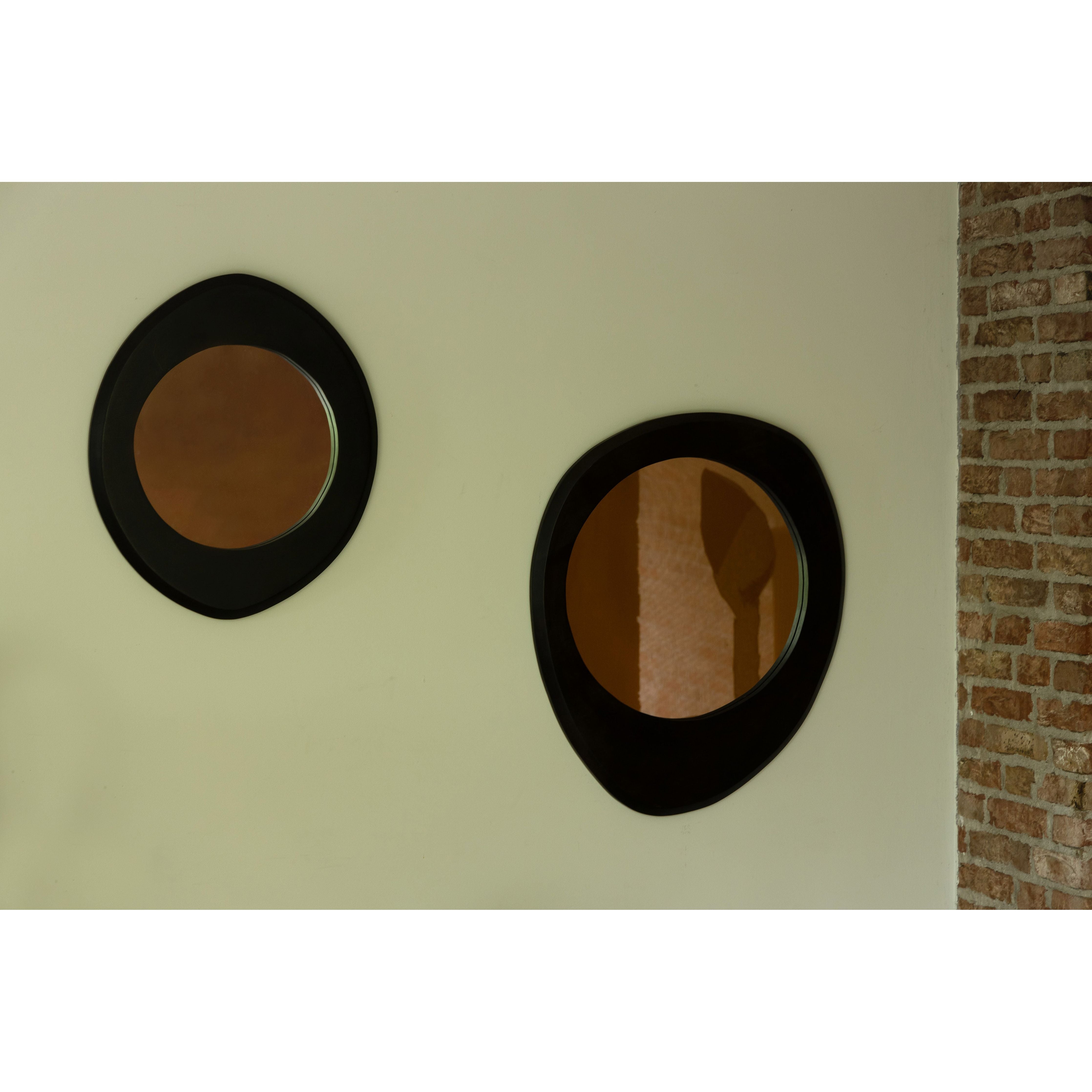 Mirror aren wood black s