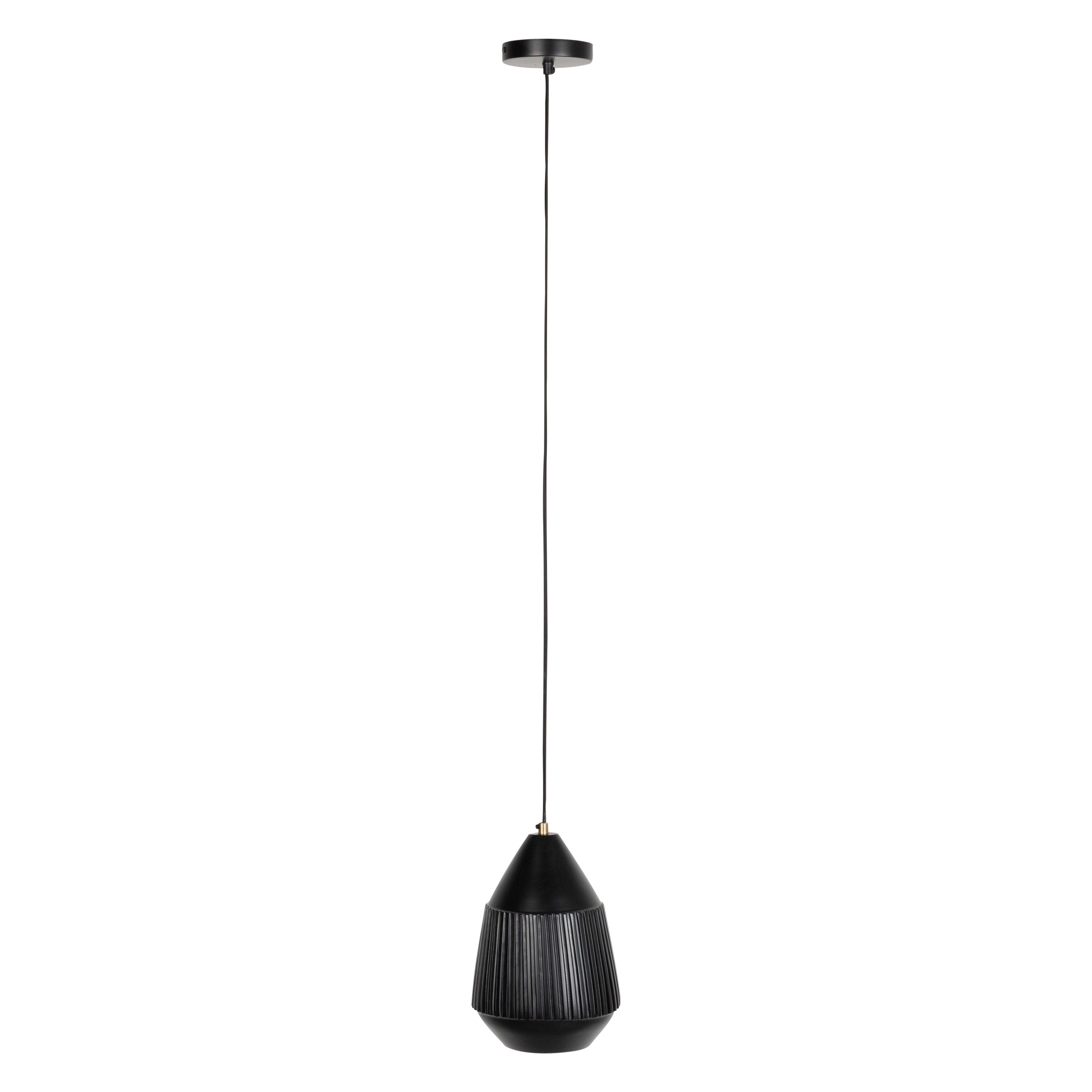 Pendant lamp aysa tall black