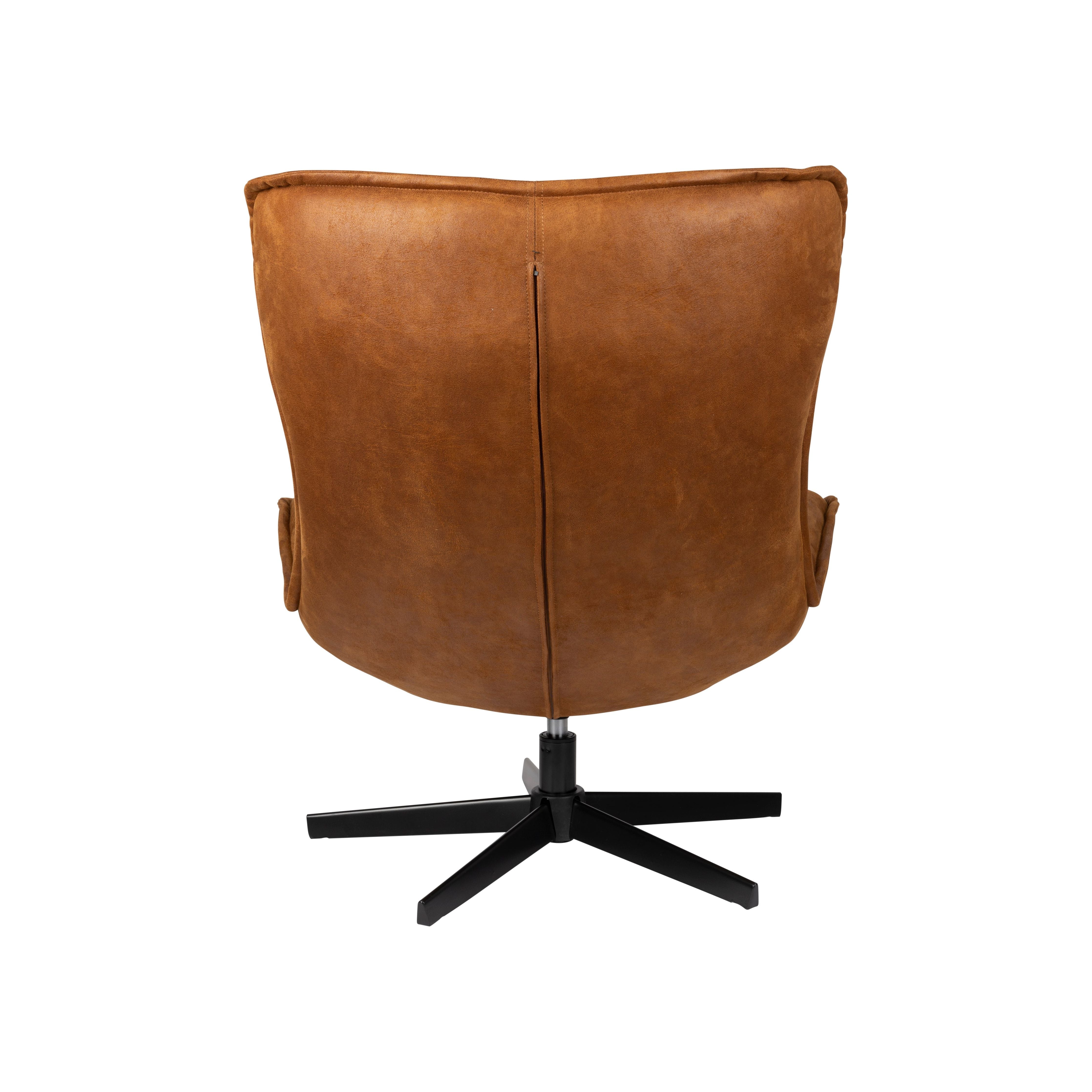 Fauteuil john cognac