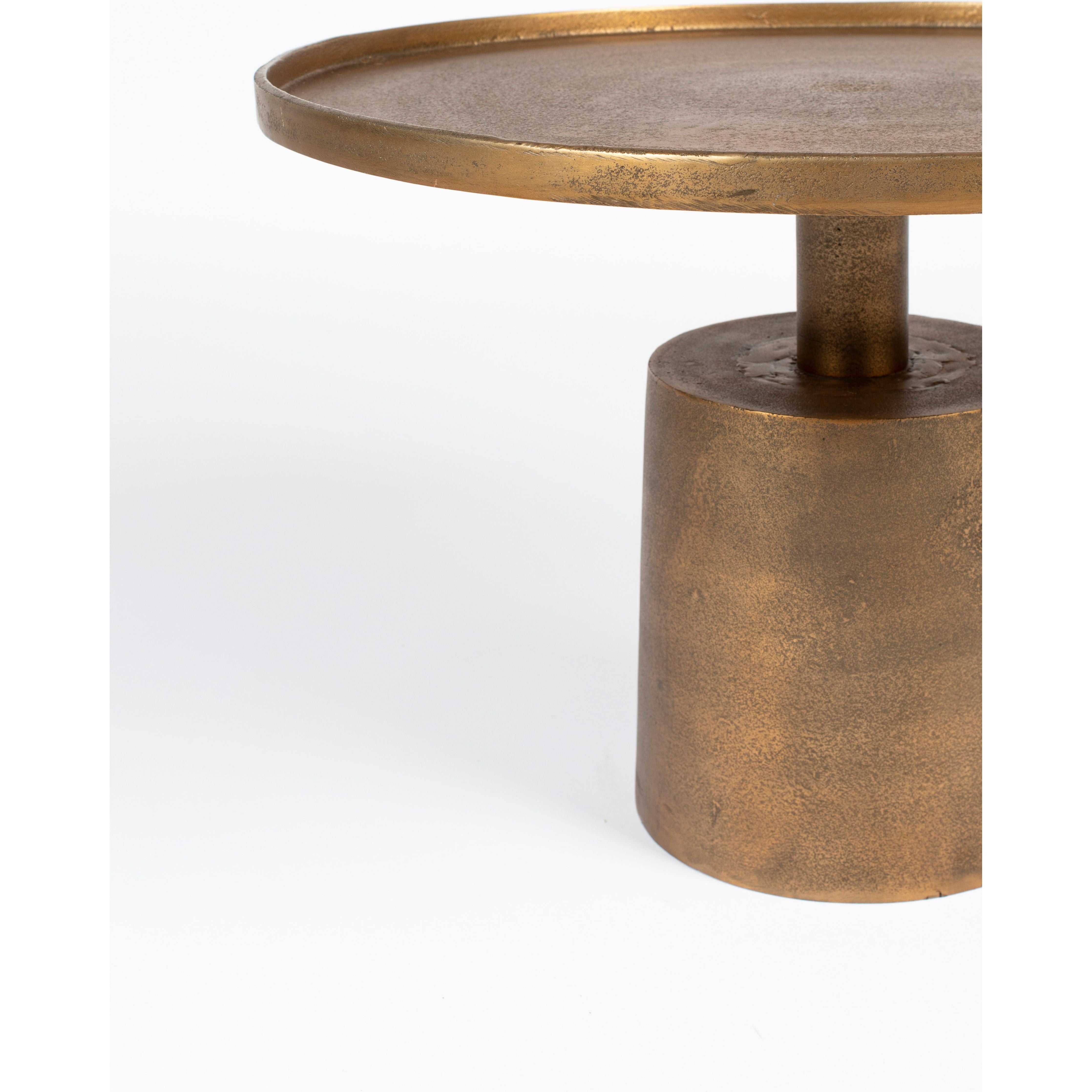 Coffee table mason antique brass