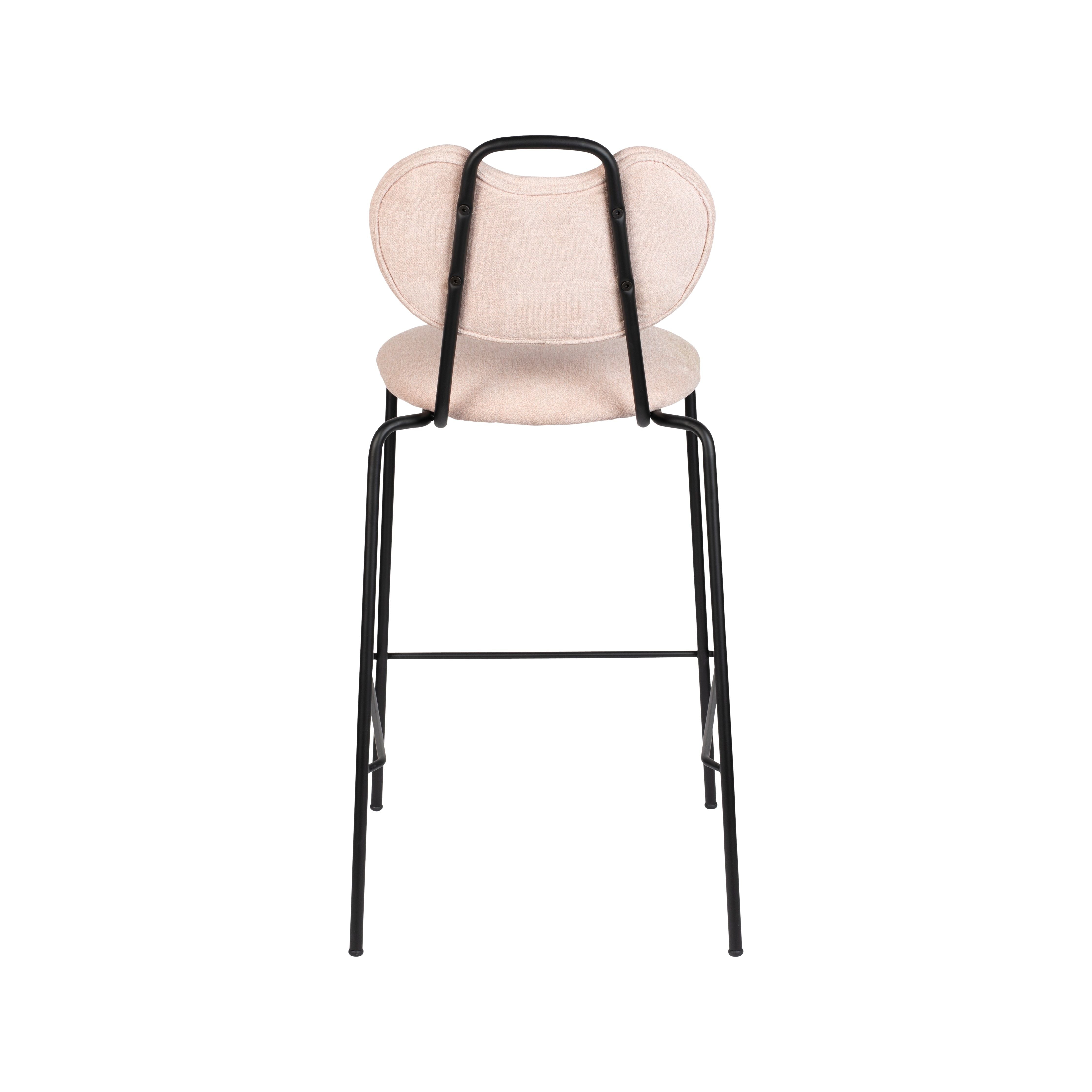 Bar stool aspen light pink