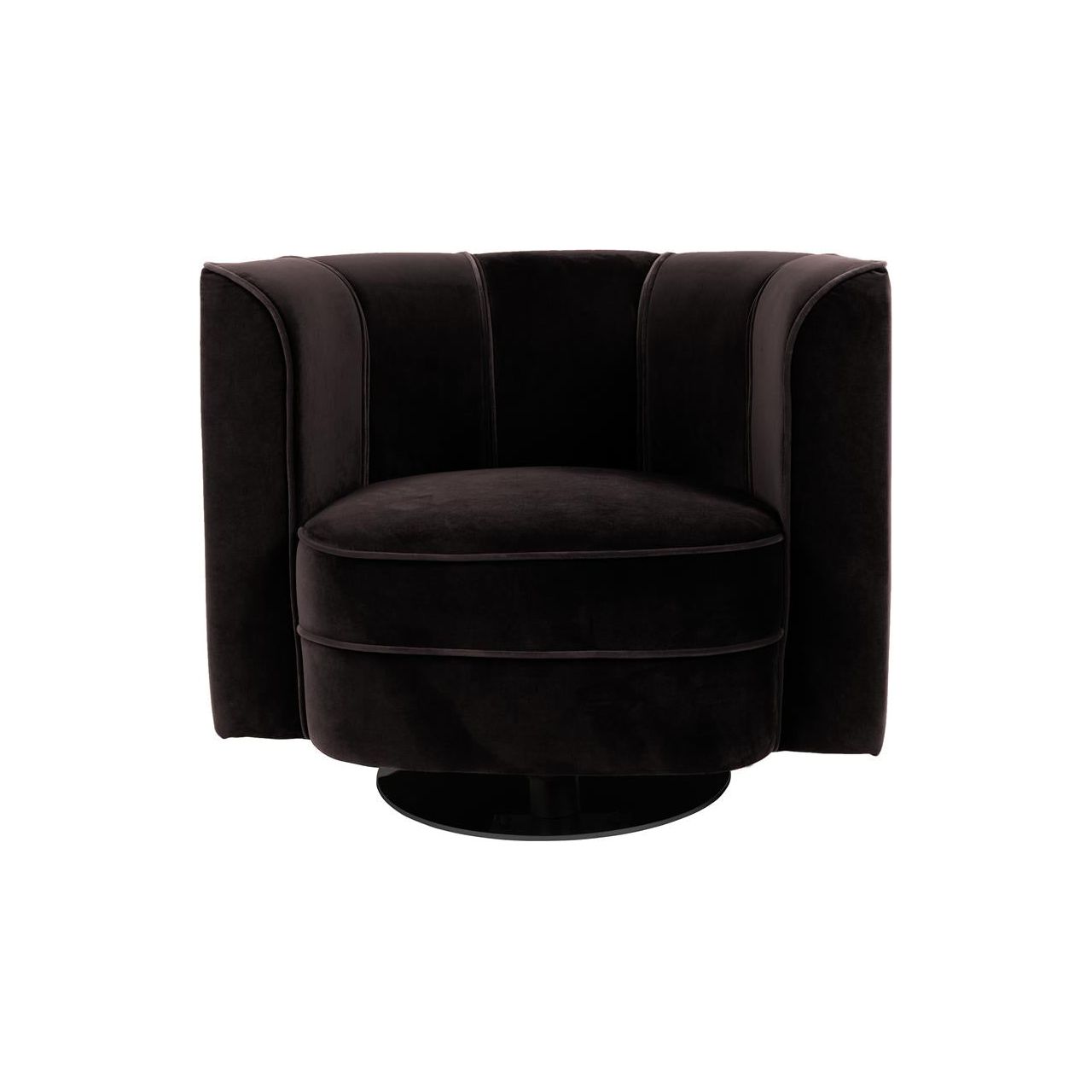 Fauteuil flower black