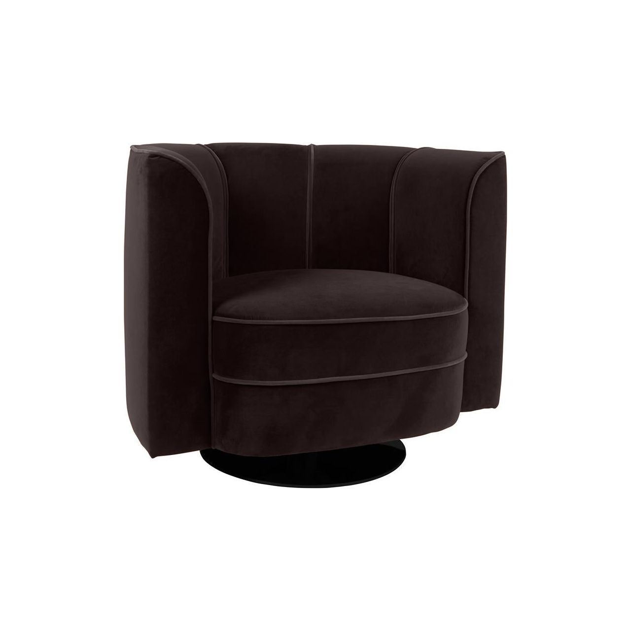 Armchair flower black